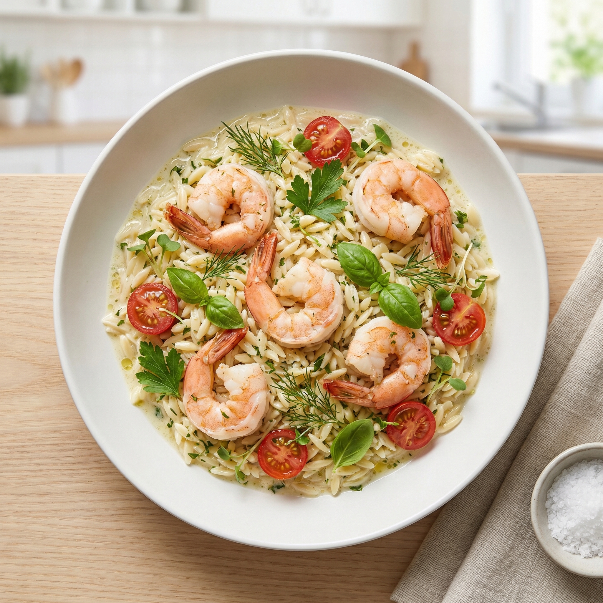 Orzo Salad with Shrimp
