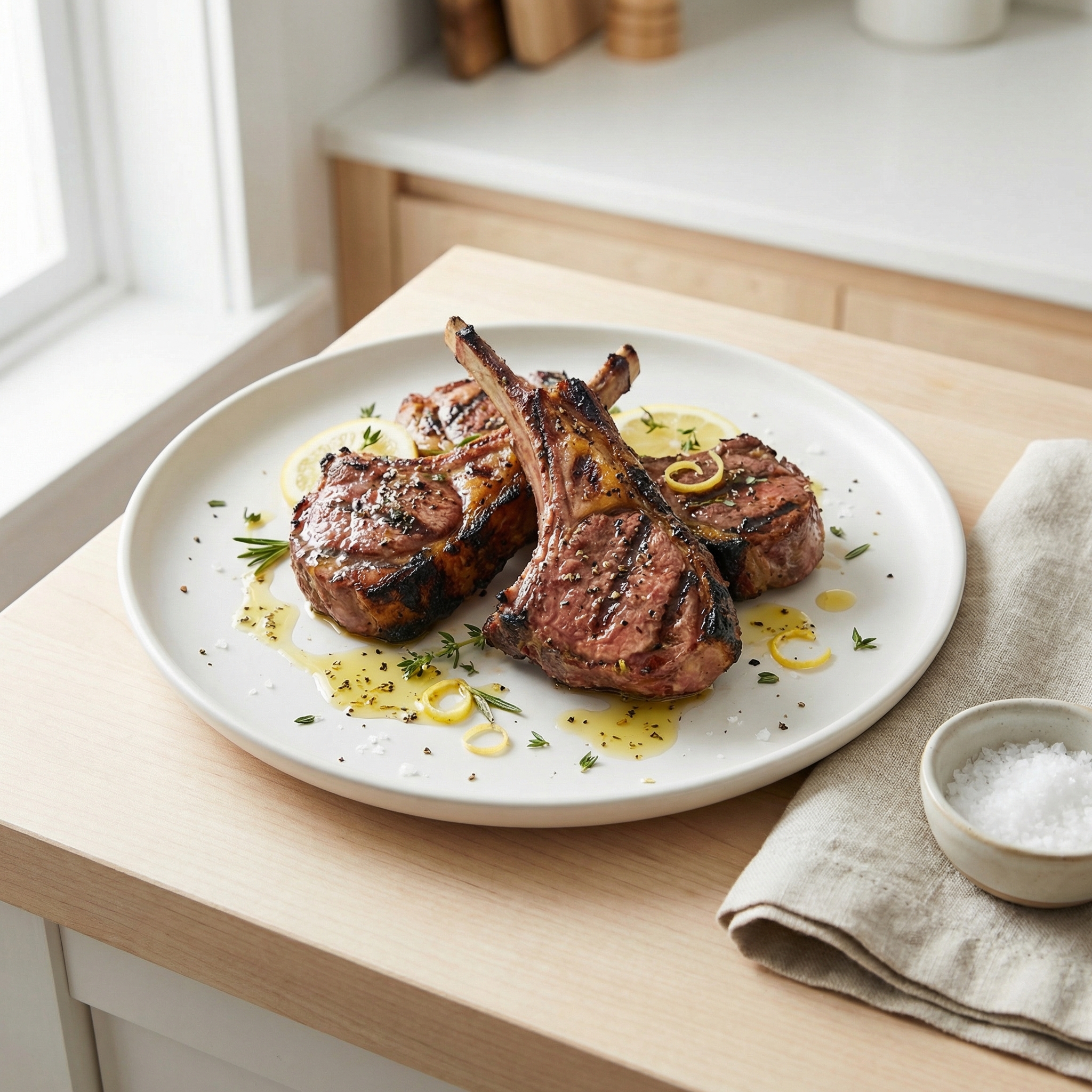 Provençal Grilled Lamb Loin Chops