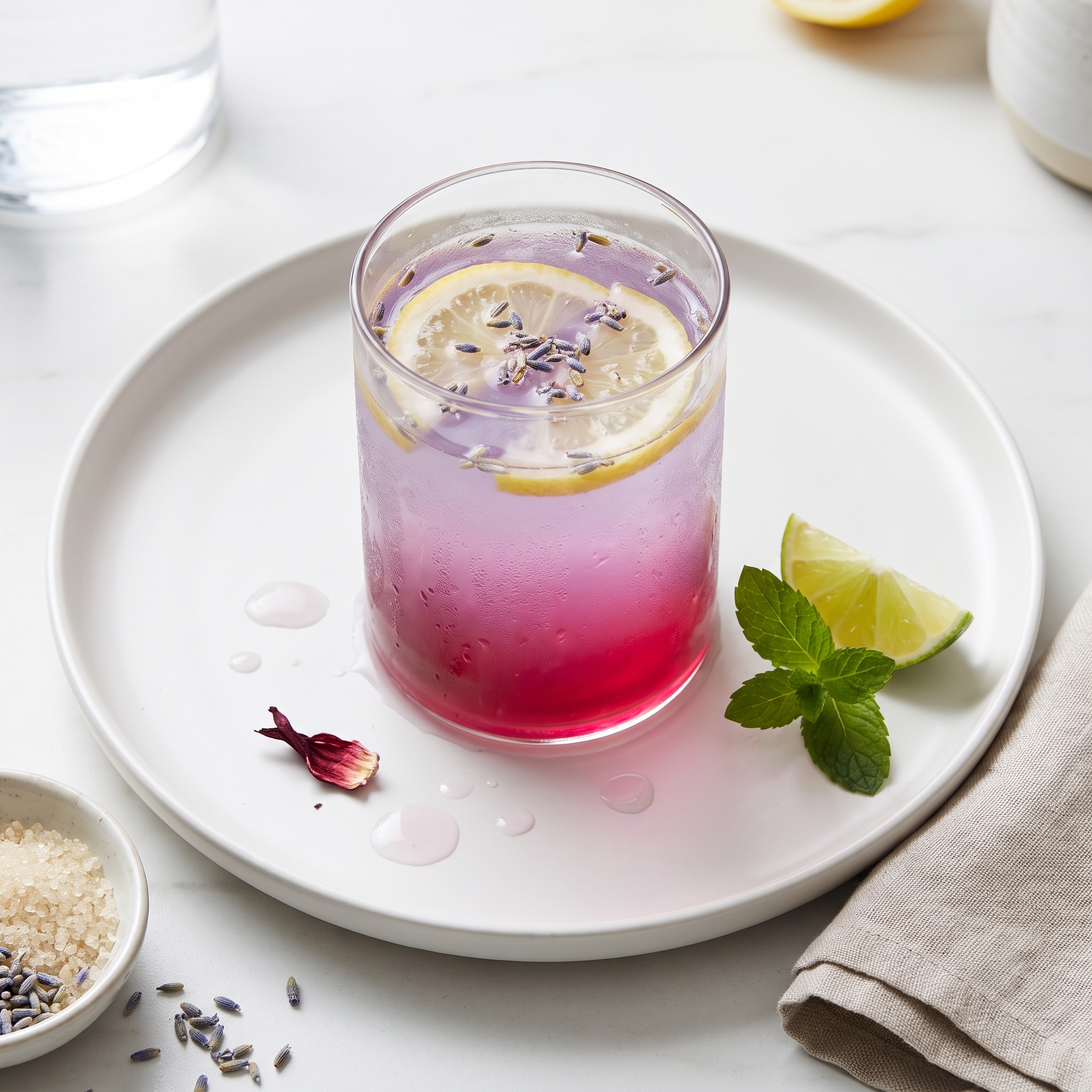 Hibiscus-Lavender Lemonade
