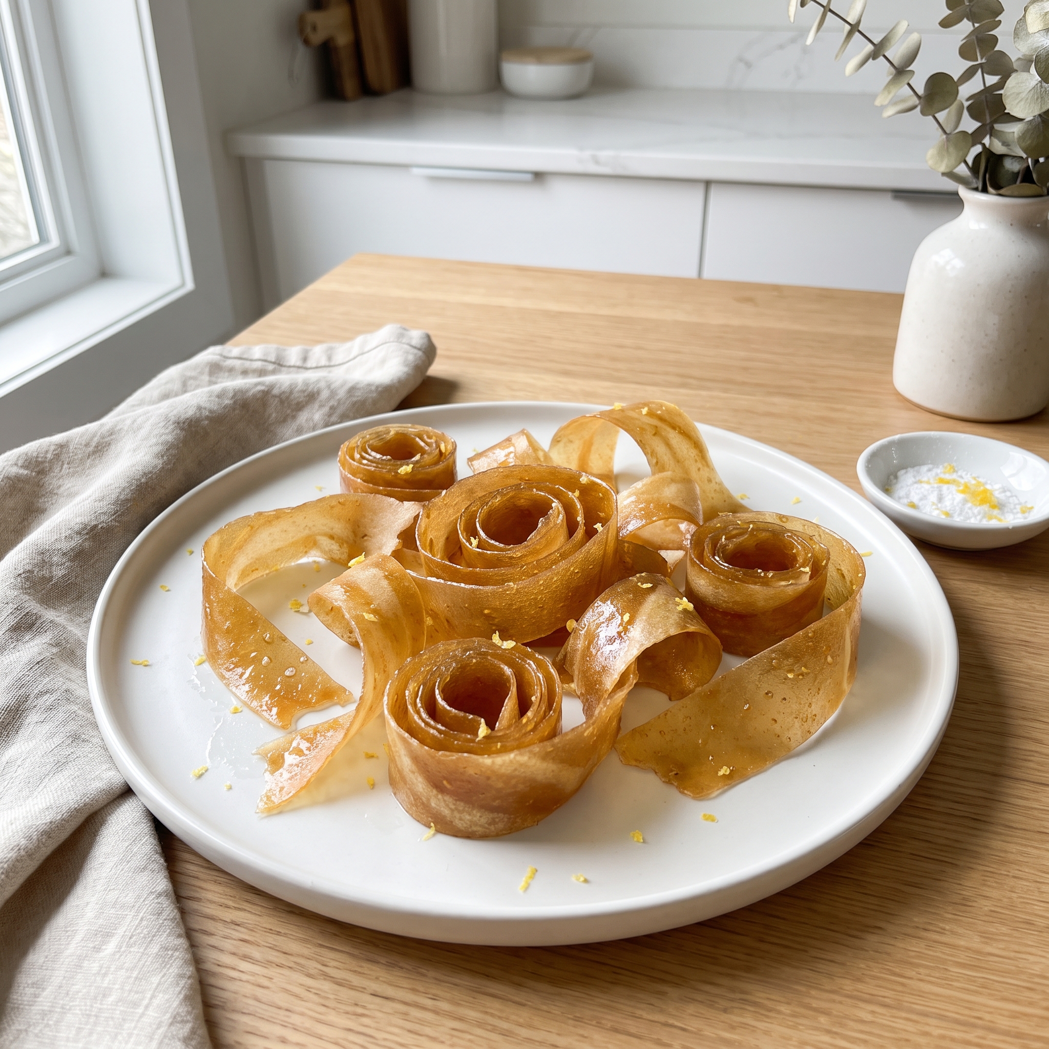 Homemade Apple-Pear Fruit Leather