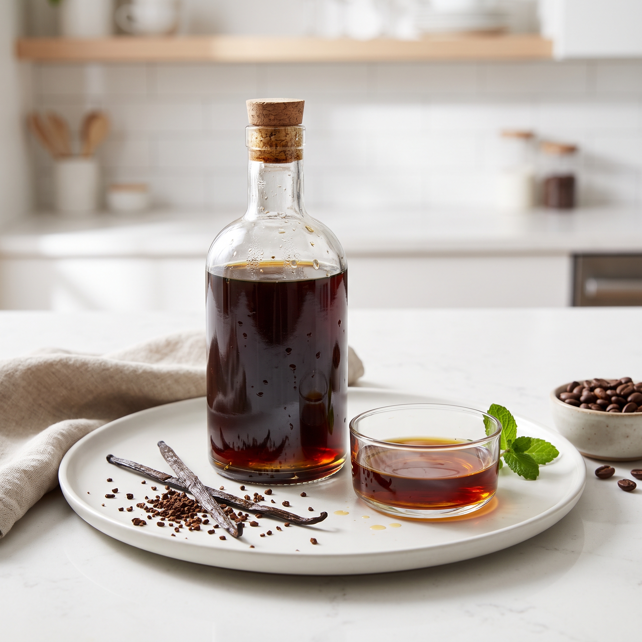 Homemade Coffee Cordial