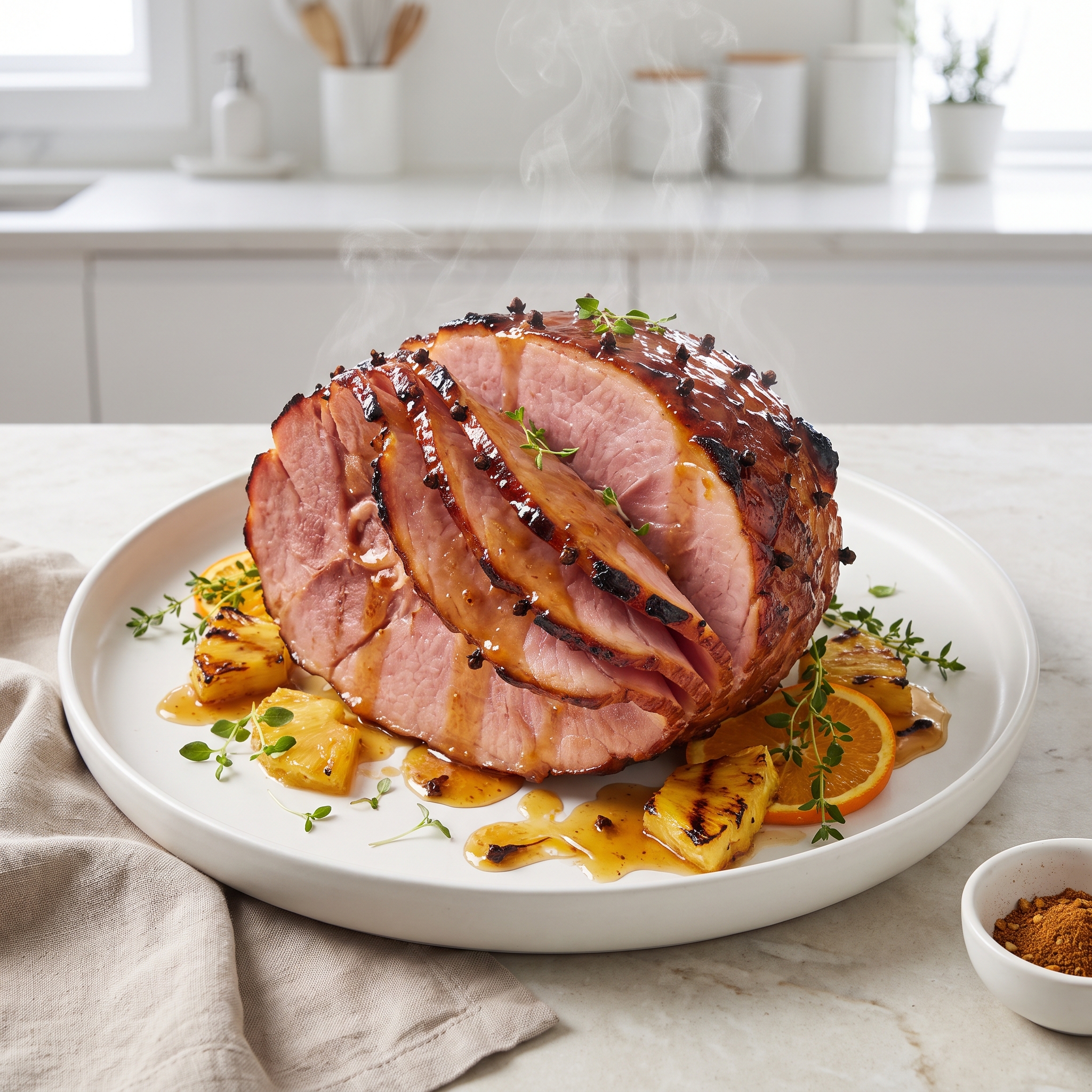Honey-Brown Sugar Glazed Ham