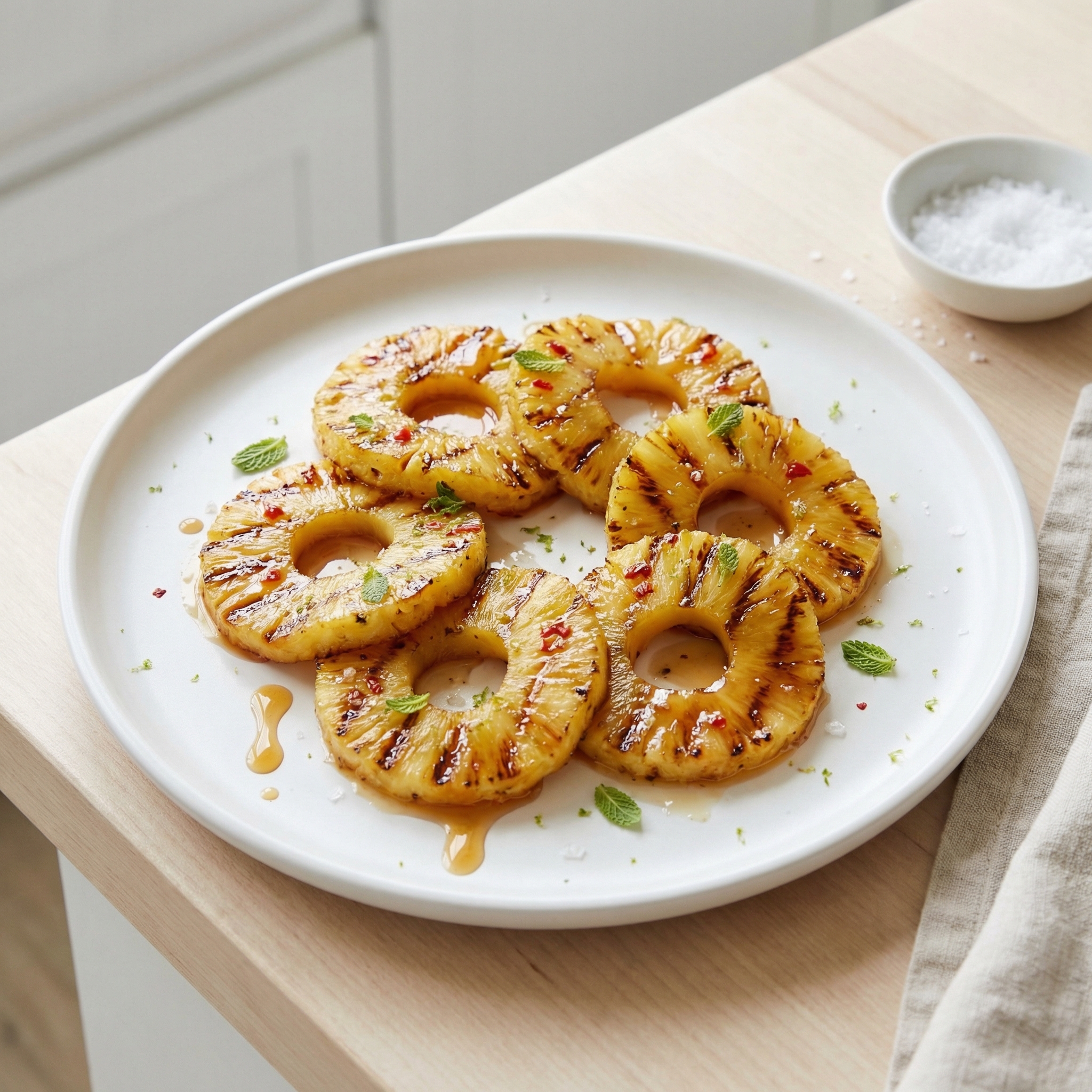 Caramelized Grilled Pineapple Rings