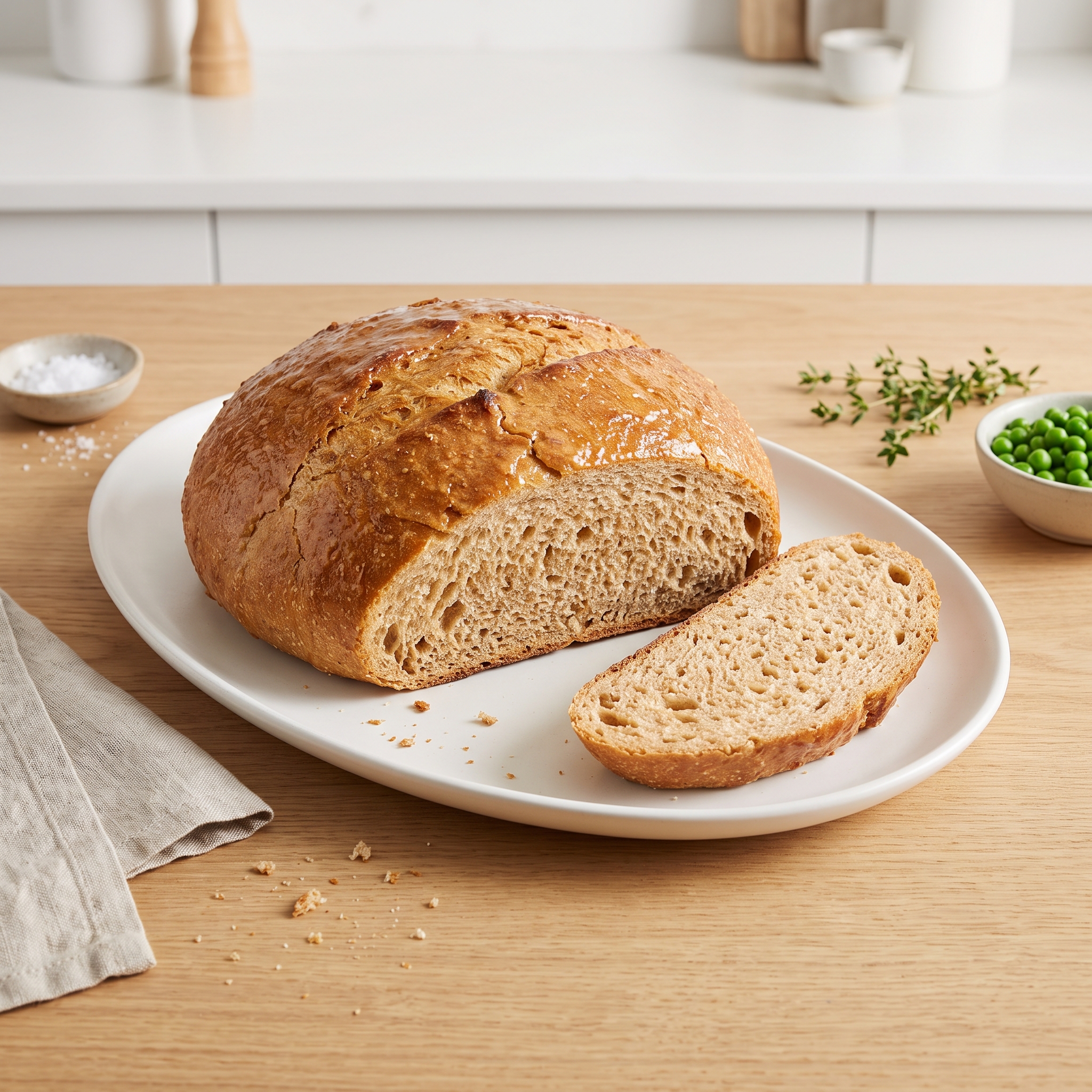Honey-Kissed Whole Wheat Loaf