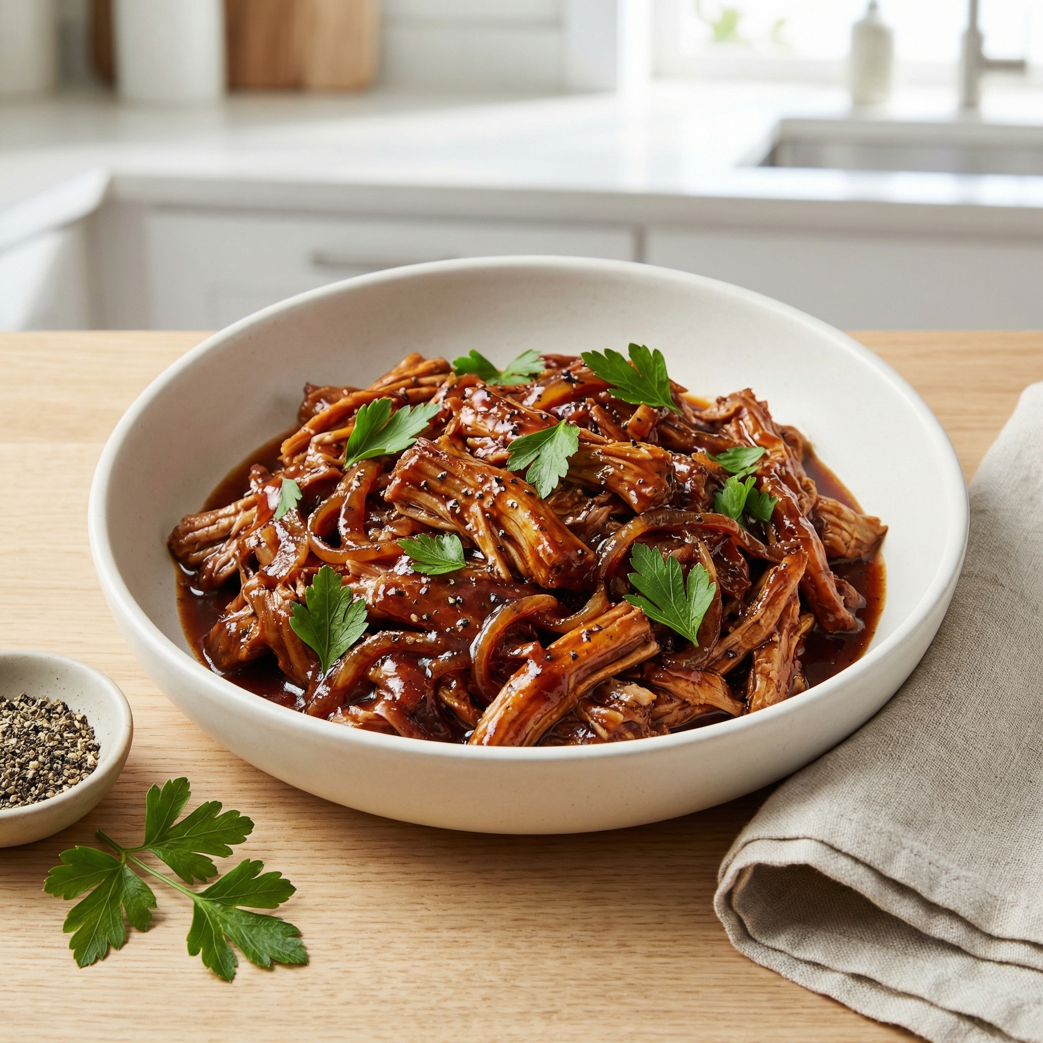Slow Cooker Honey-Barbecue Pulled Pork