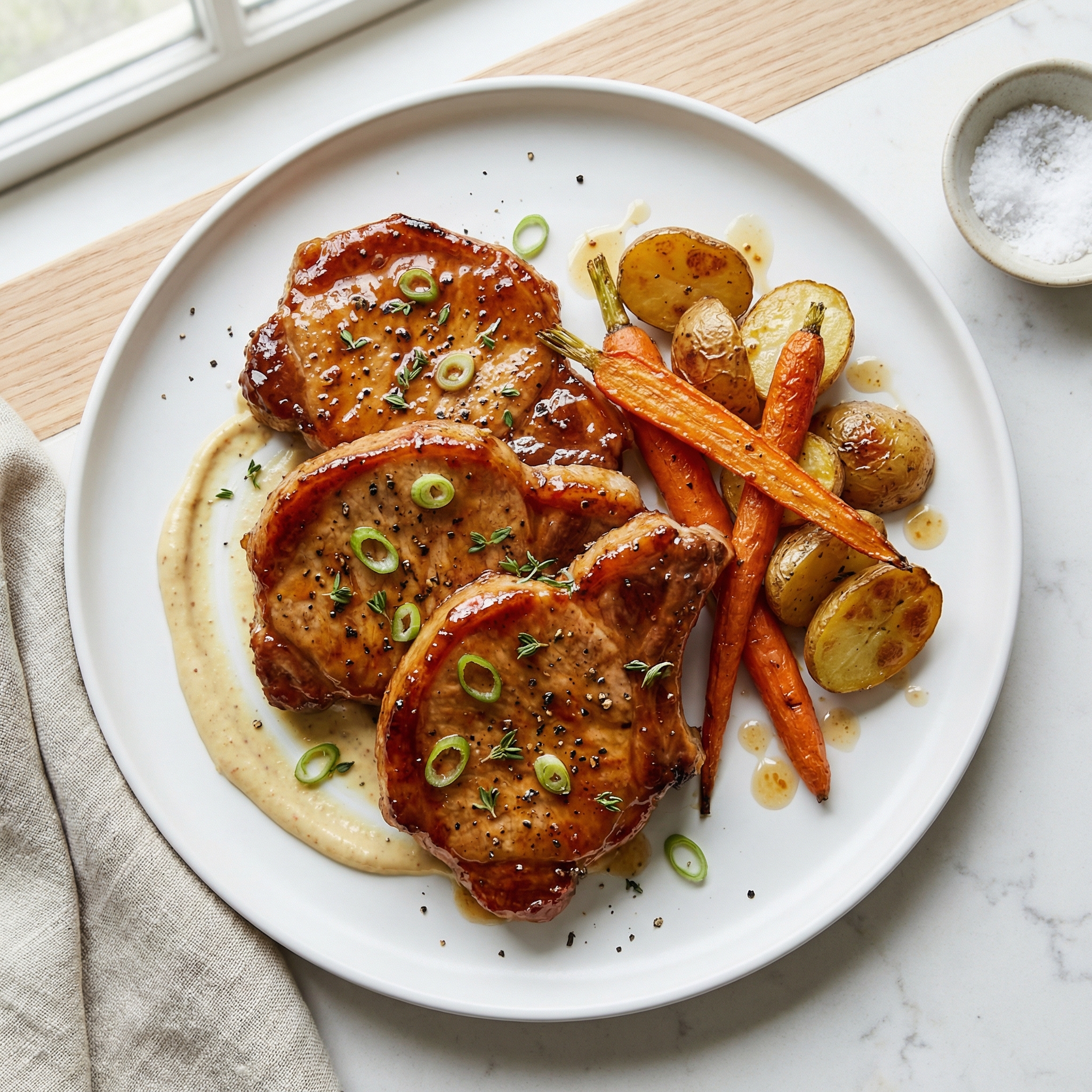 Honey-Dijon Pork Chops
