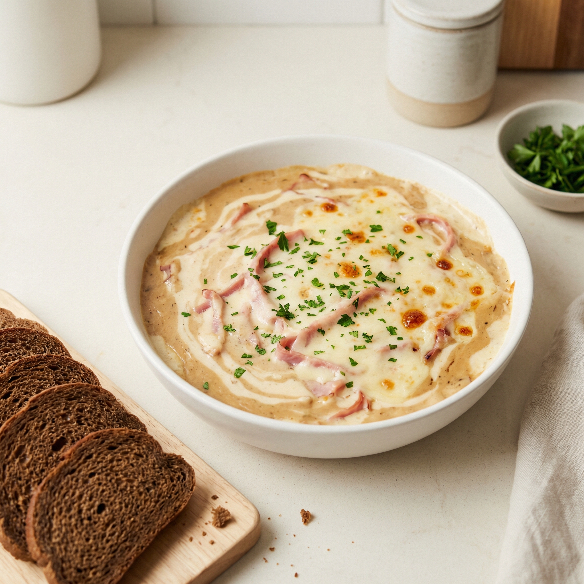 Anne's Baked Ham and Swiss Party Dip