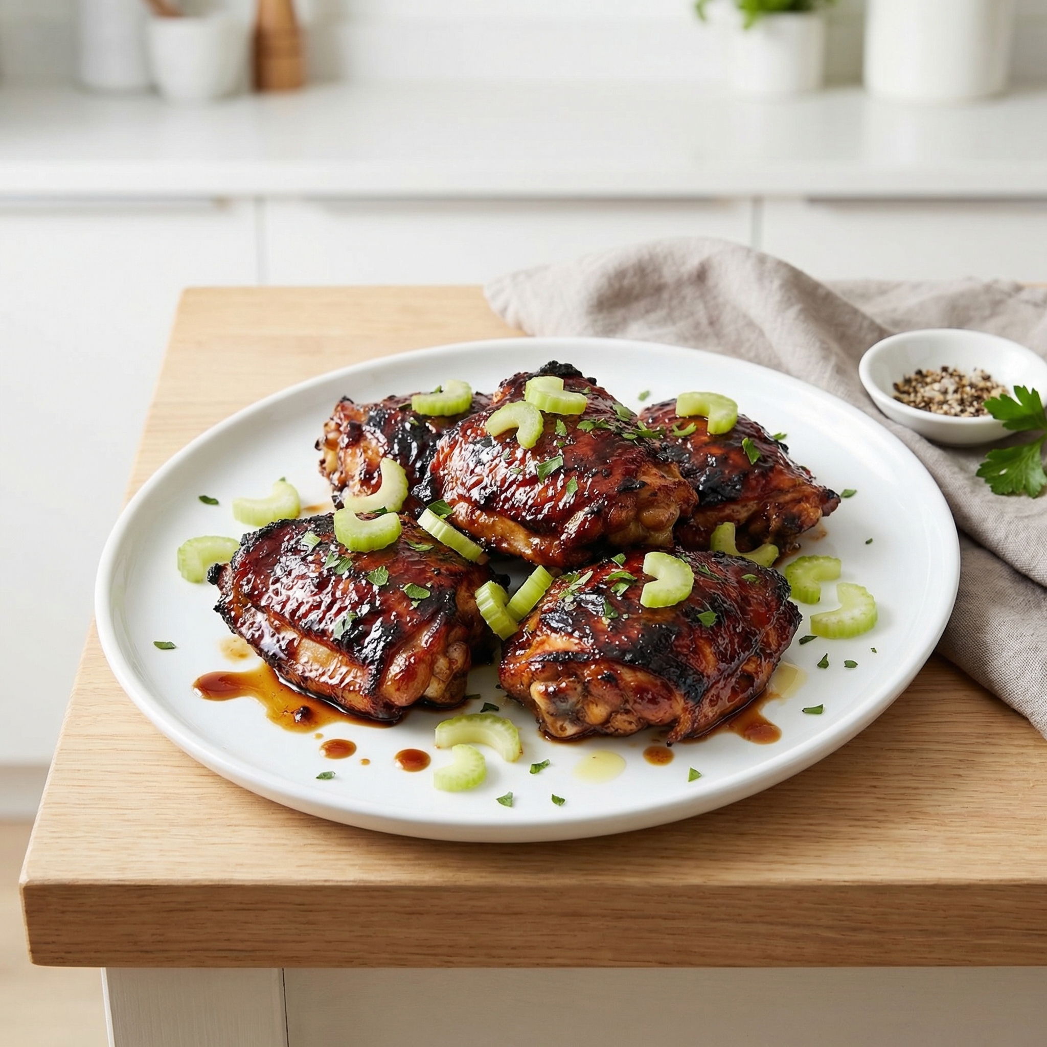 Pressure Cooker BBQ Chicken Thighs