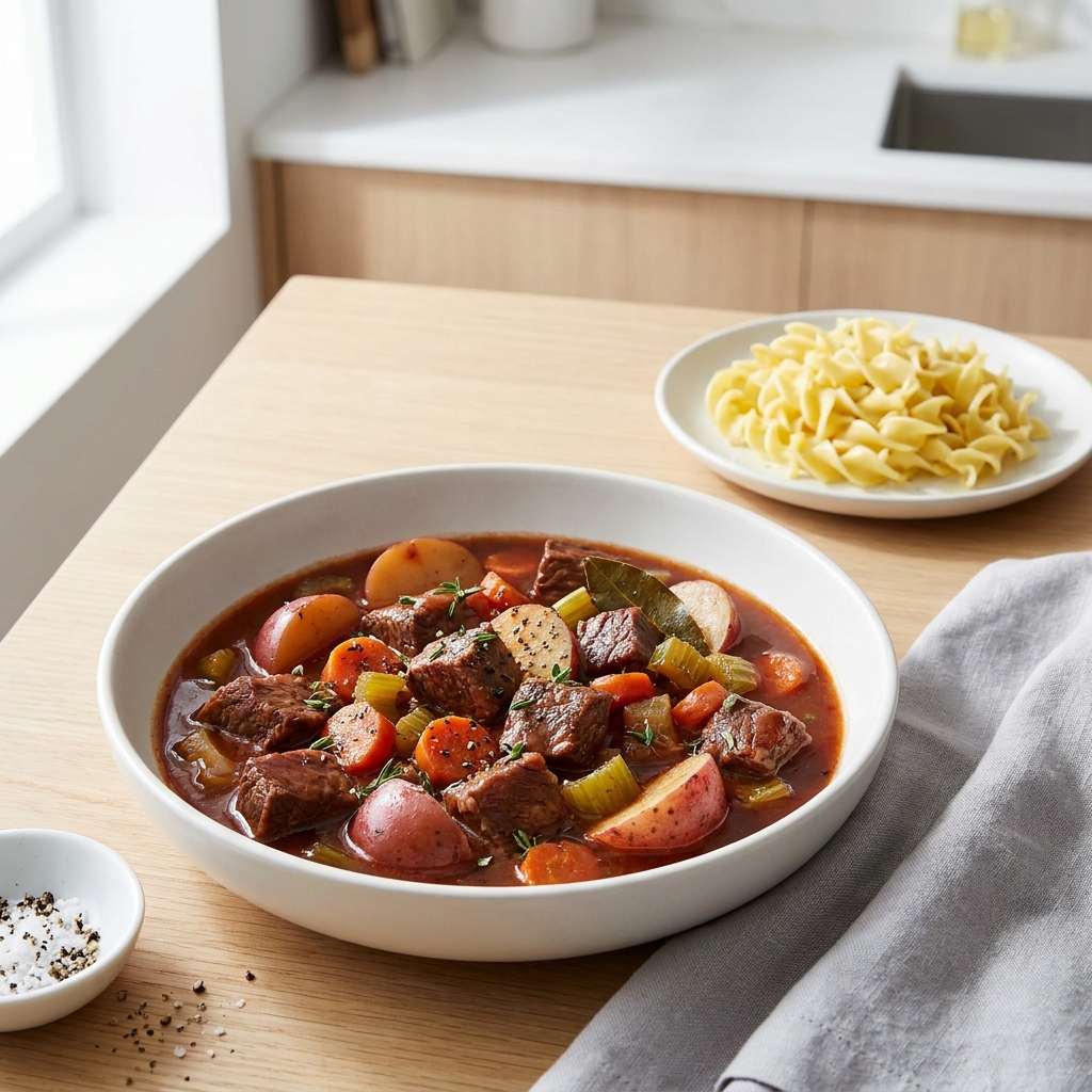 Instant Pot Beef Stew with Red Wine