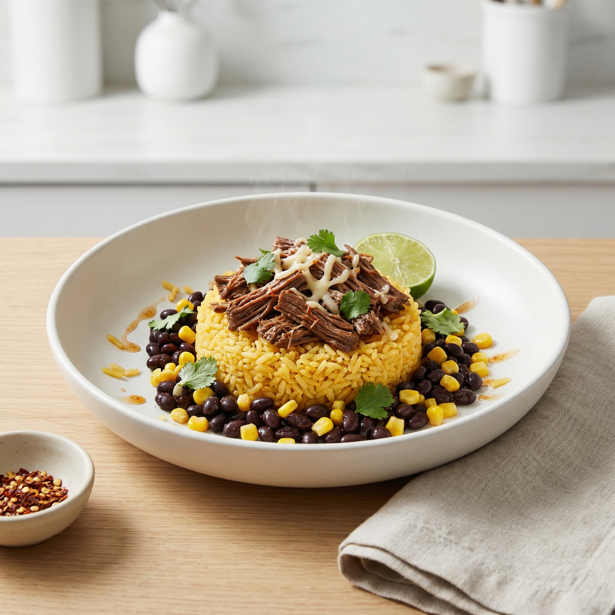 Pressure Cooker Taco Rice Bowls
