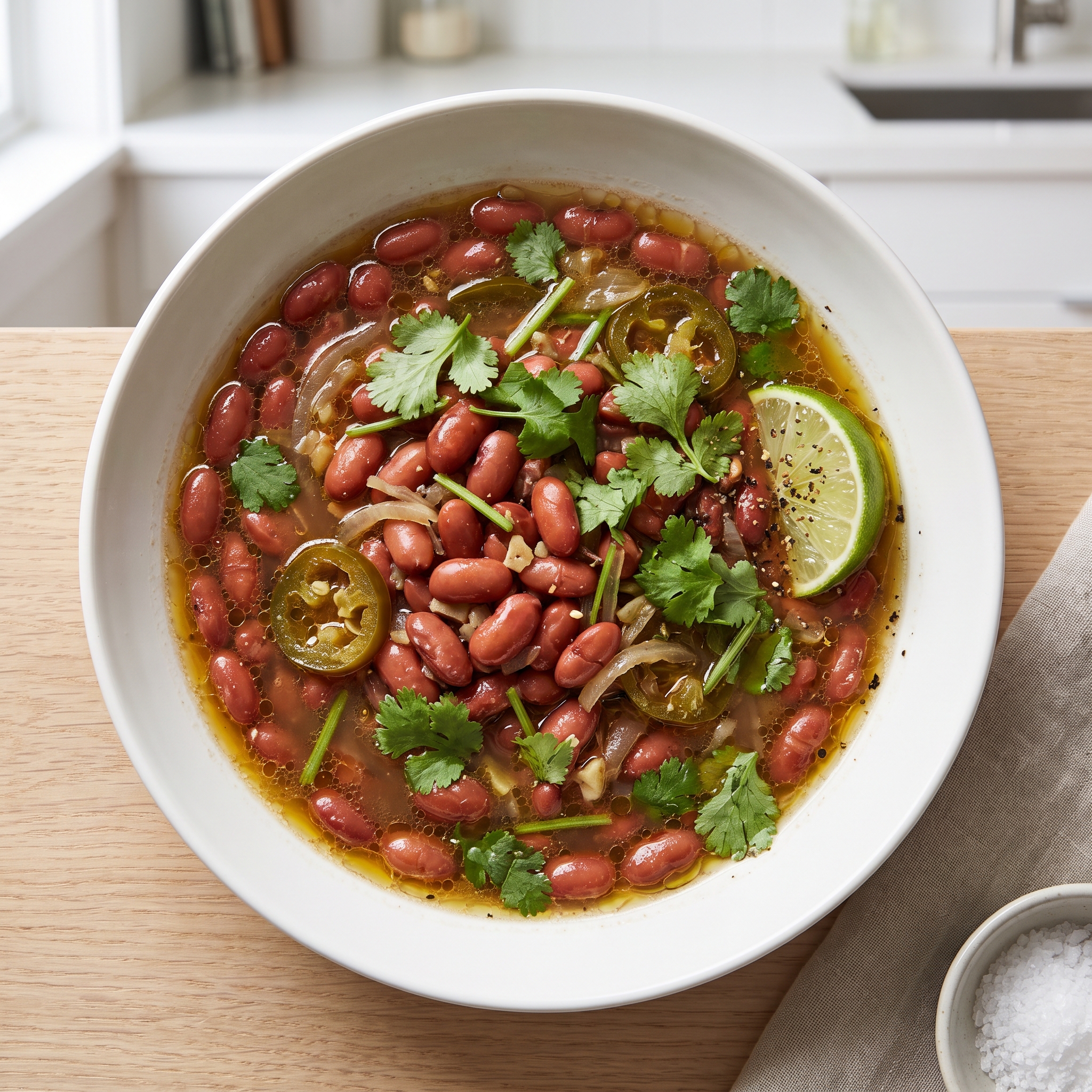 Instant Pot Borracho Cranberry Beans