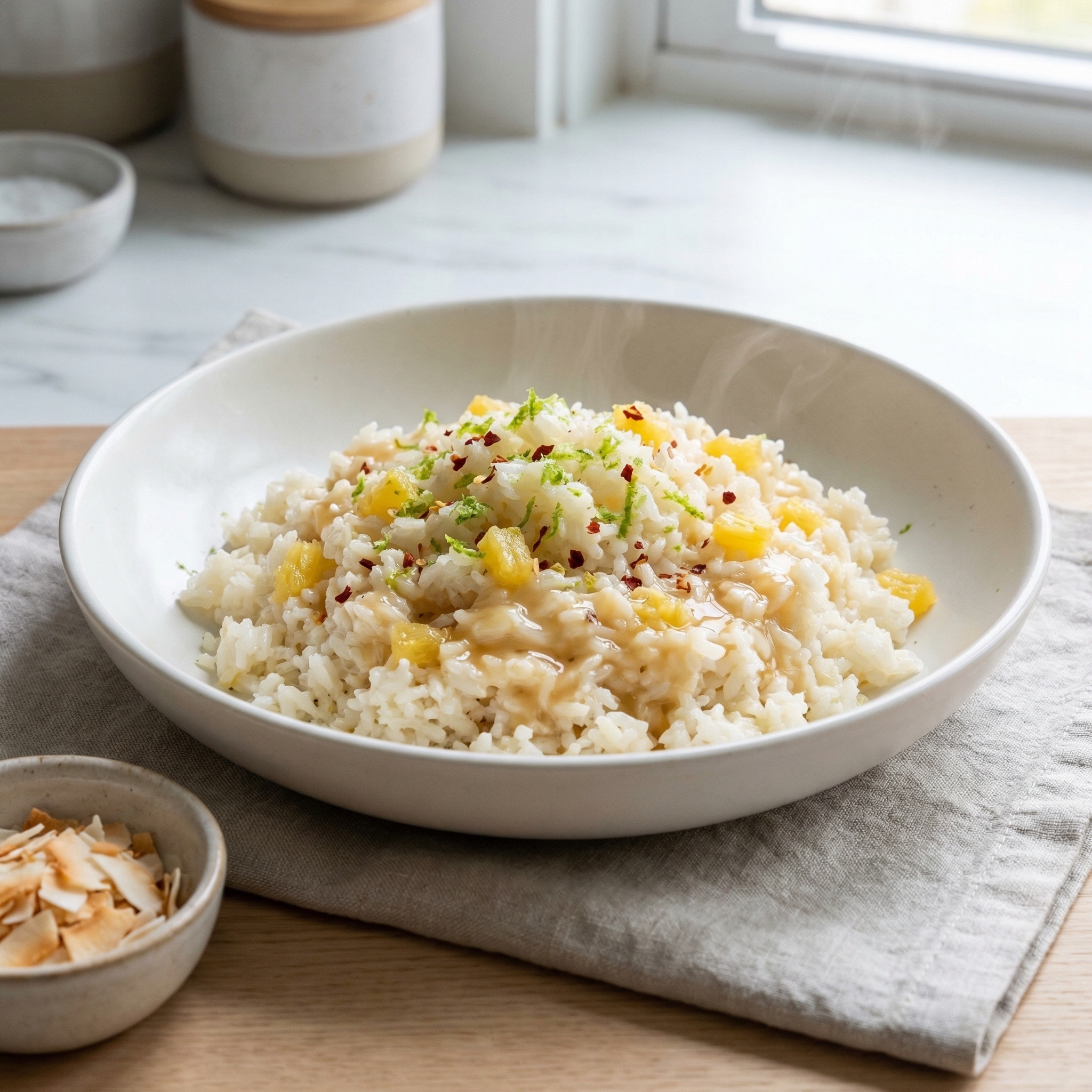 Pressure Cooker Pineapple–Coconut–Lime Rice