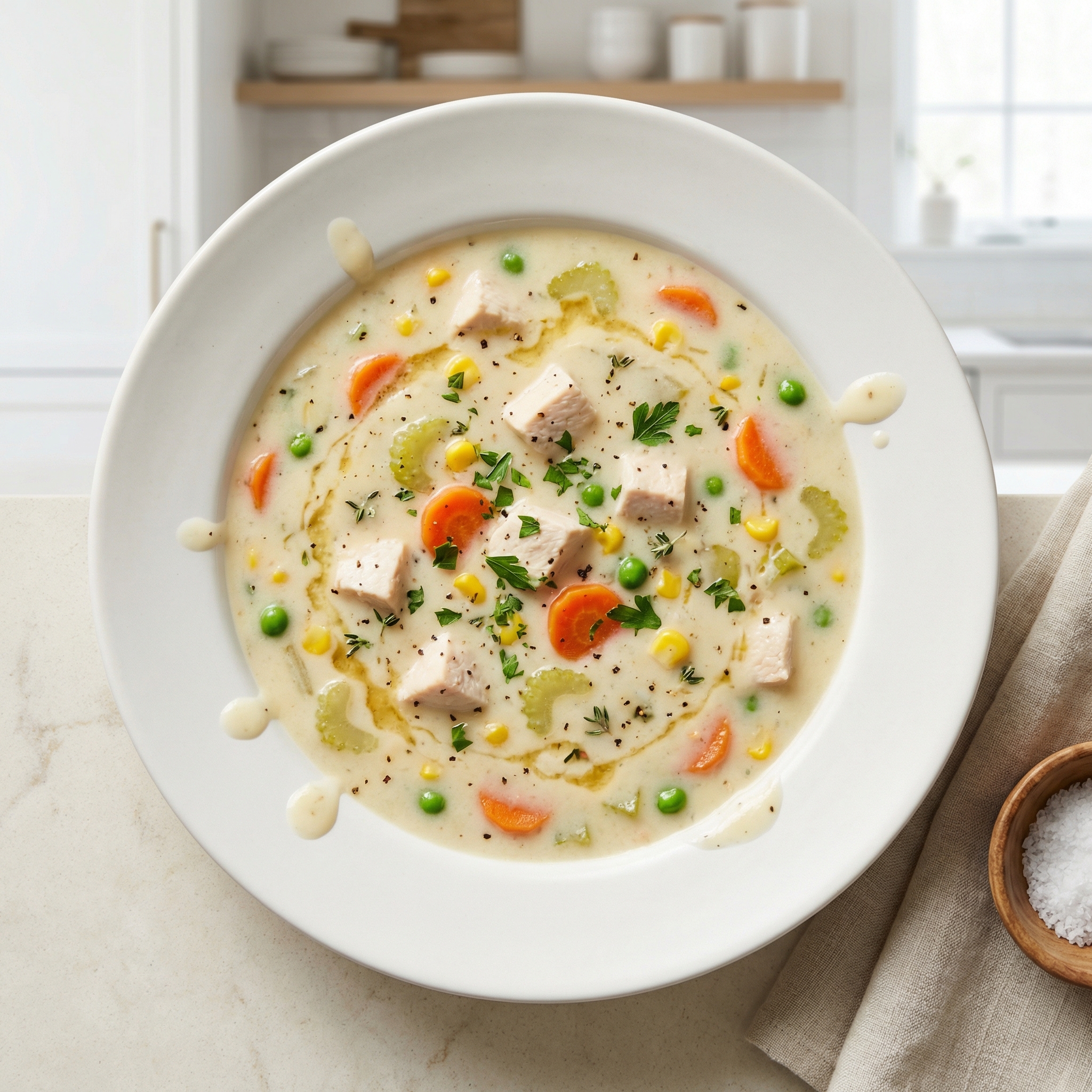 Pressure Cooker Chicken Pot Pie Stew (No Crust, Gluten-Free)