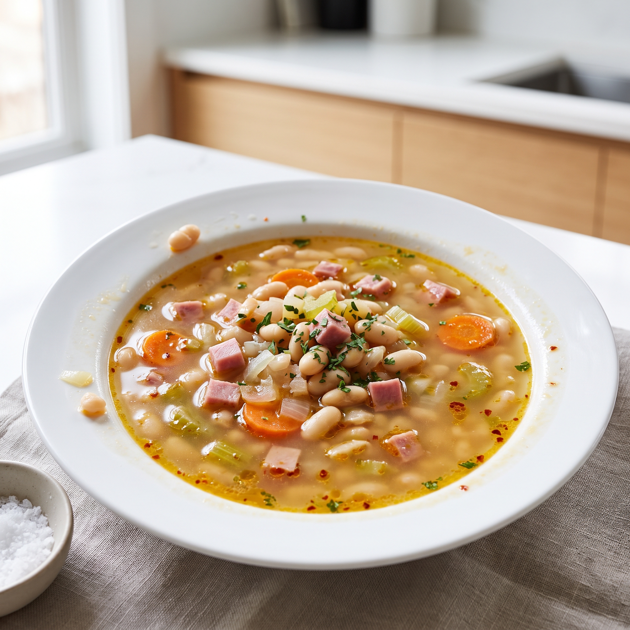 Instant Pot Ham and Bean Soup