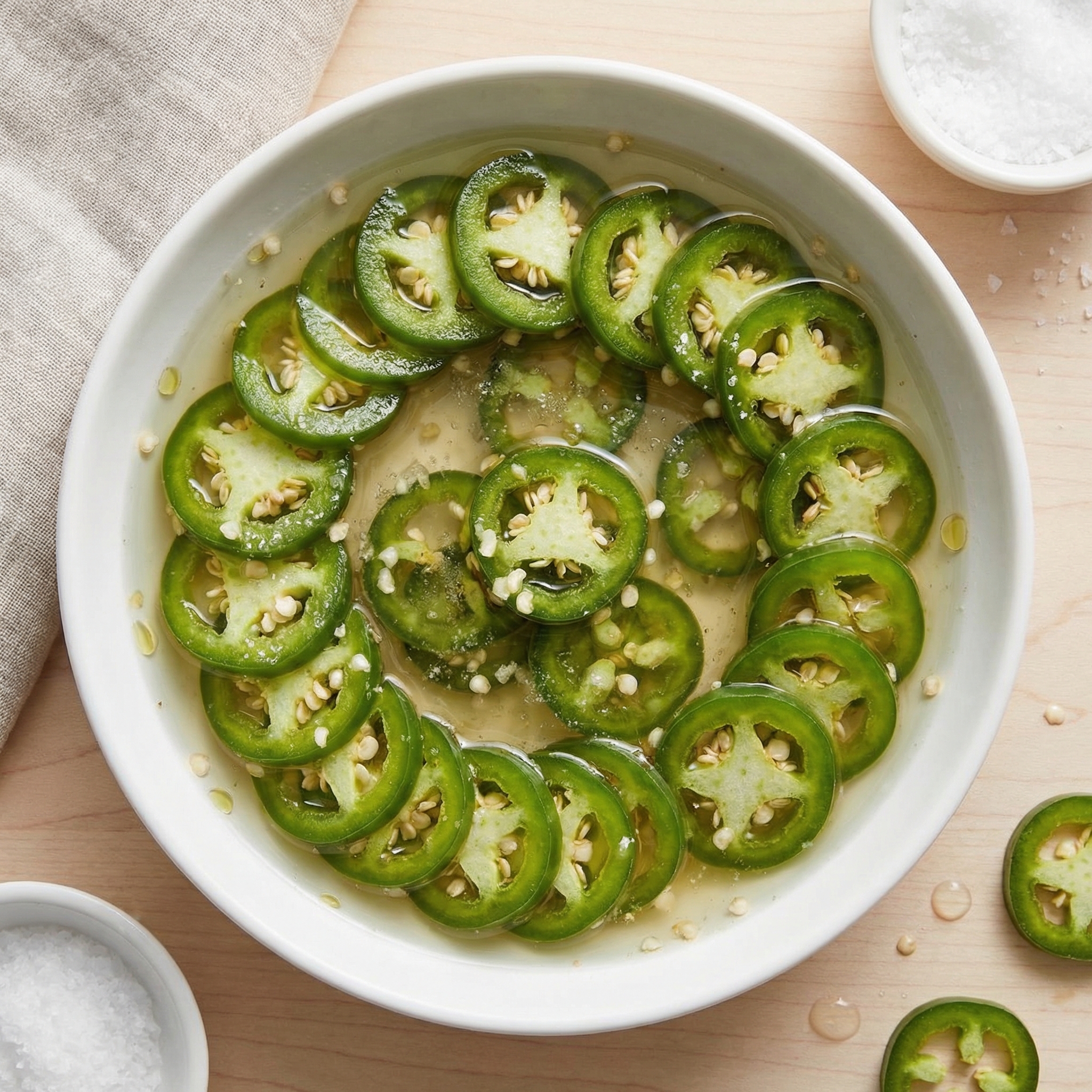 Pressure Cooker Pickled Jalapeño Slices