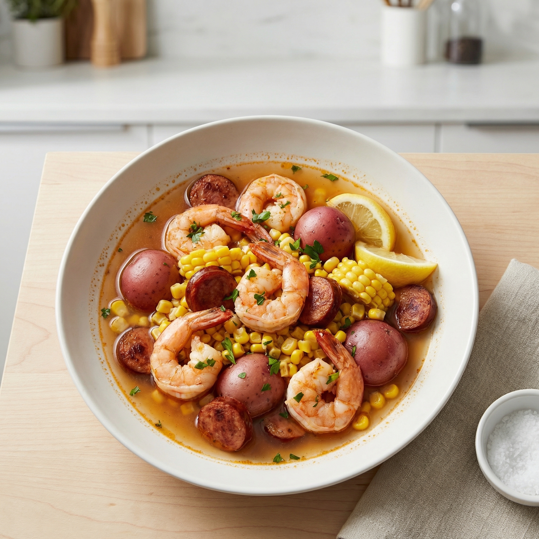 Pressure Cooker Low-Country Shrimp Boil Soup