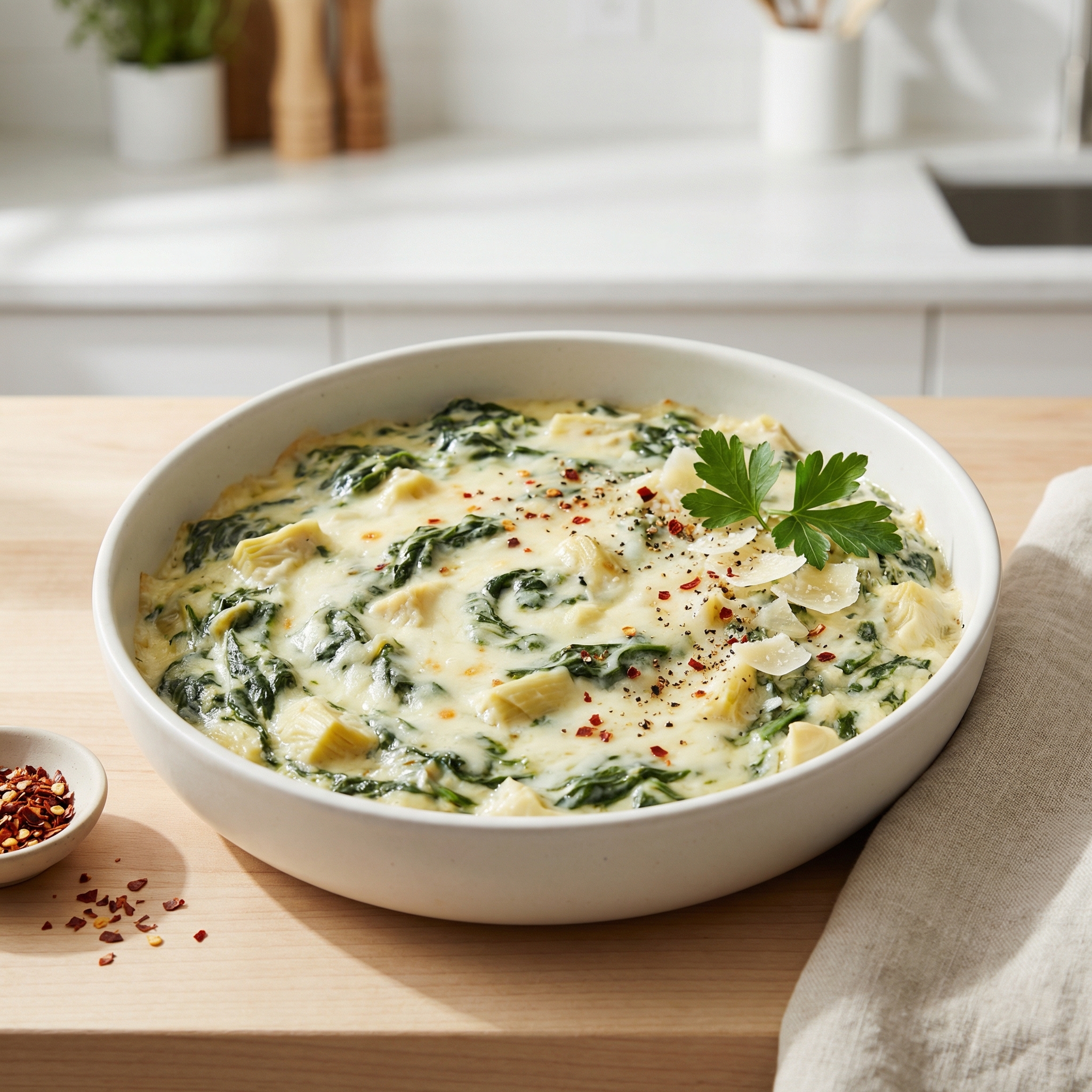 Instant Pot Spinach and Artichoke Dip