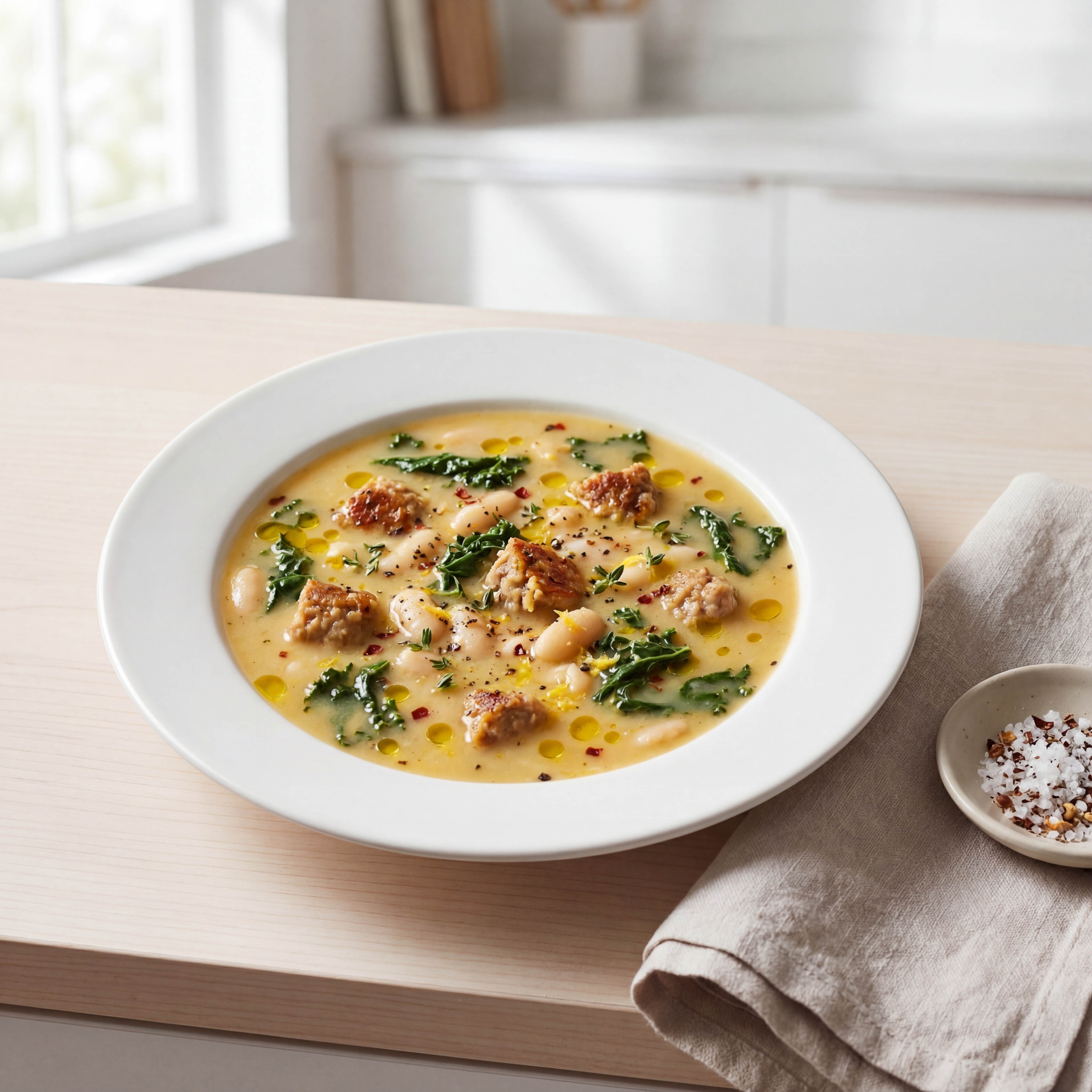 Instant Pot Tuscan Bean and Sausage Soup