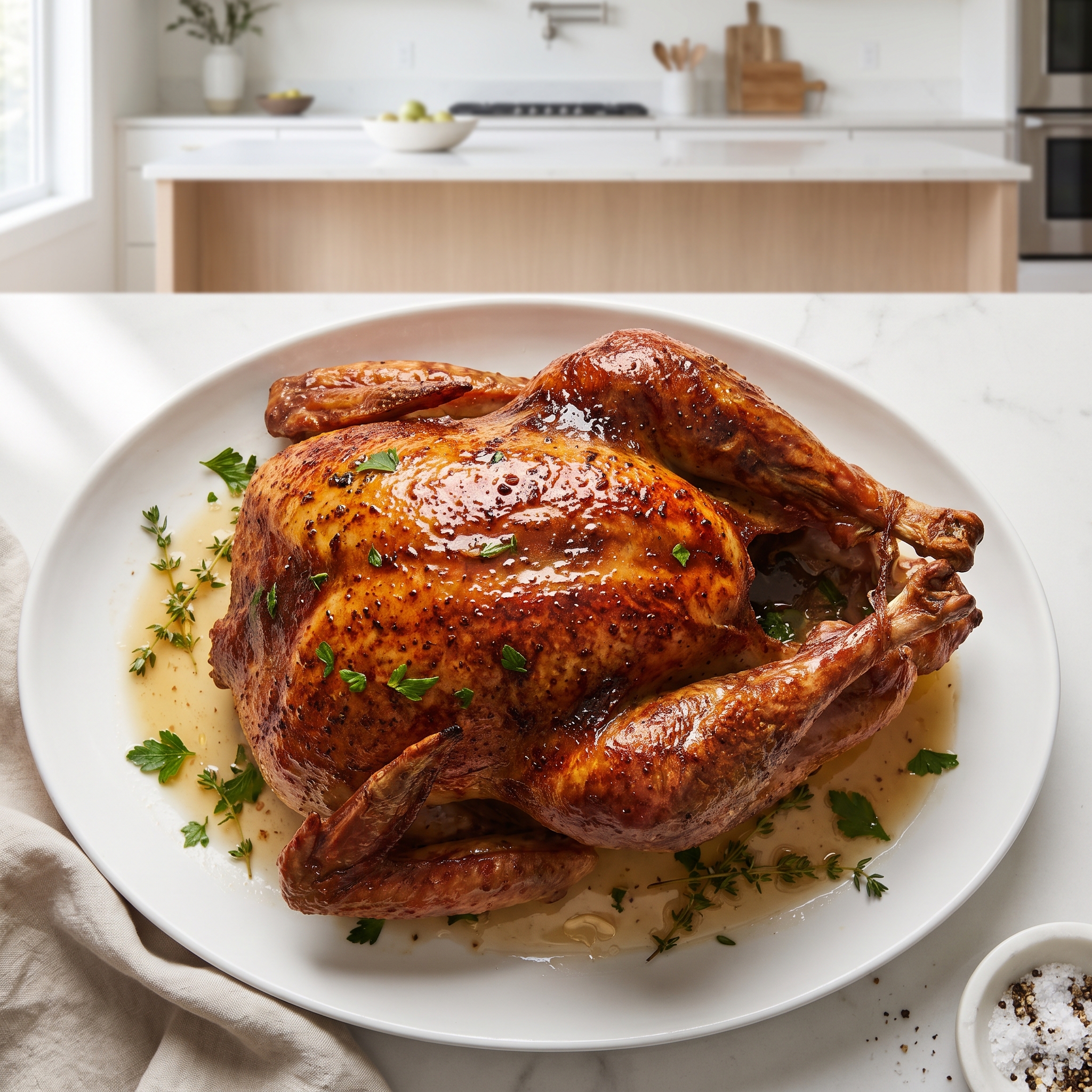 Inverted Roast Turkey