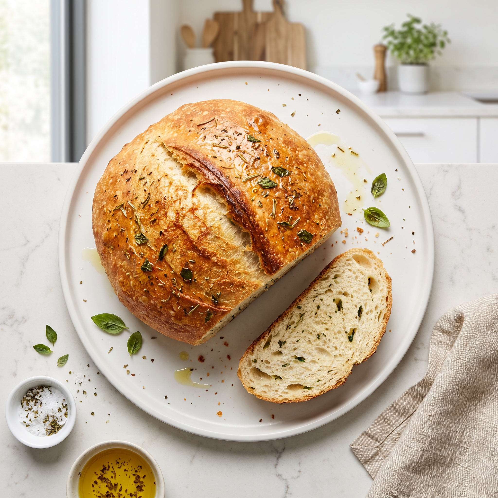Italian Herb Loaf in the Bread Machine
