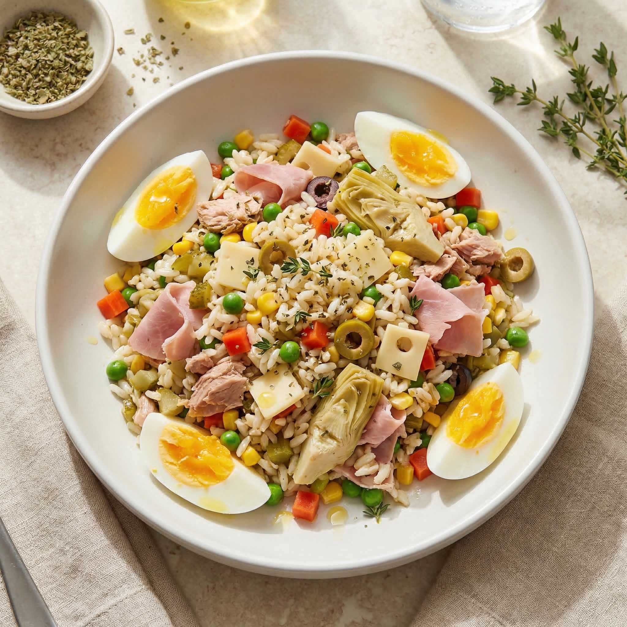 Italian Rice Salad (Insalata di Riso)