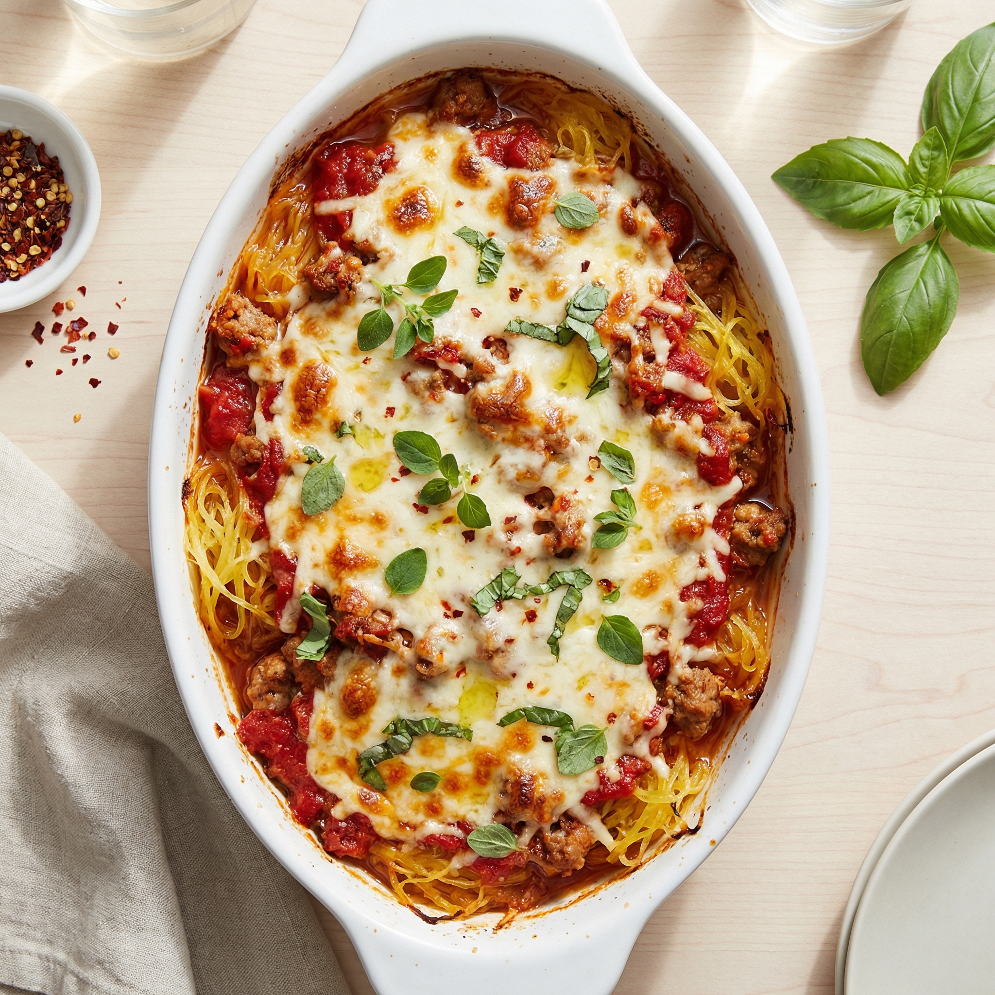 Italian Sausage Spaghetti Squash