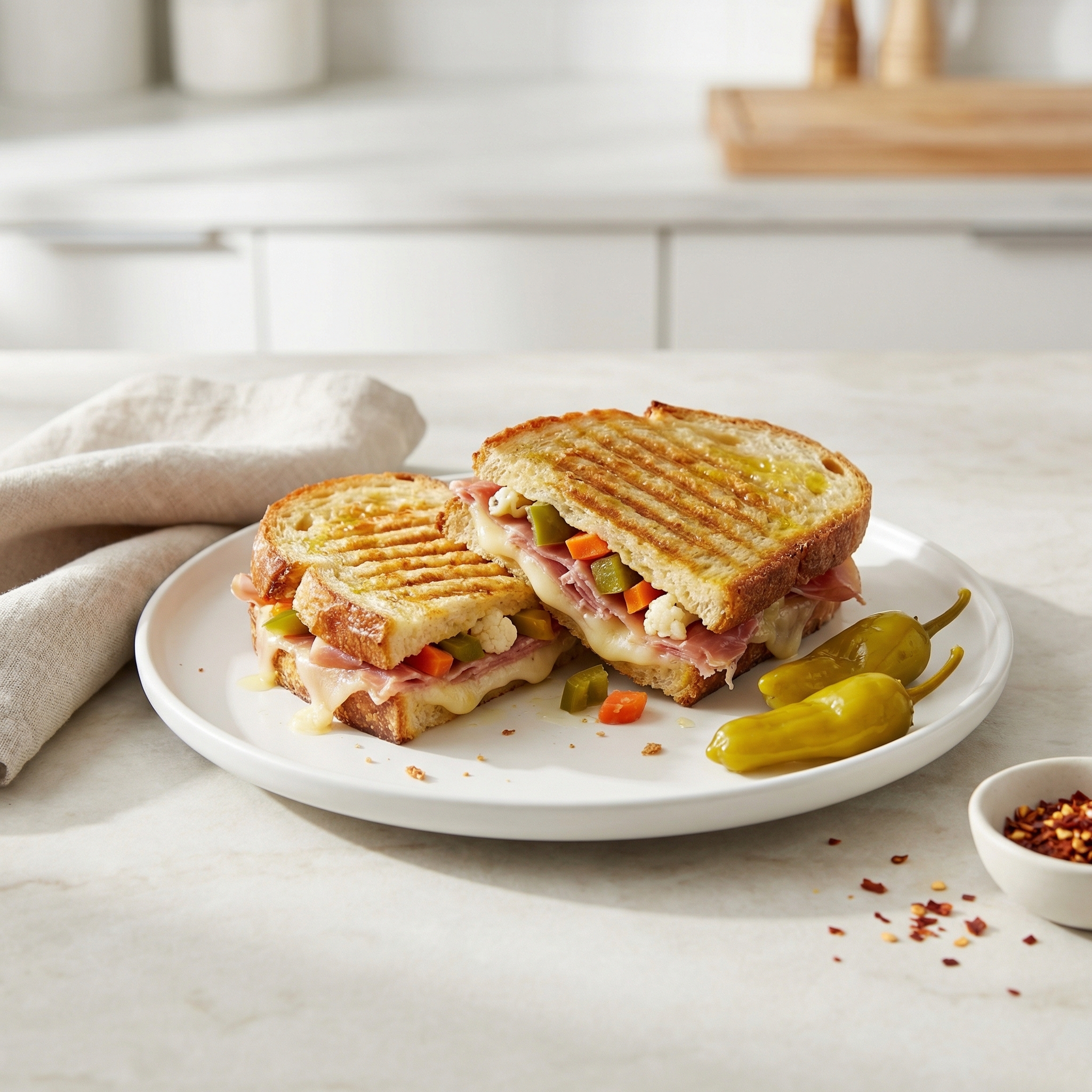 Italian Pressed Toast (Toast Farcito)