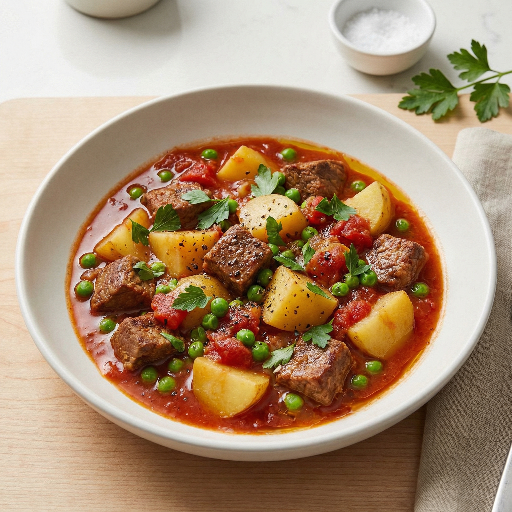 Rustic Italian Veal Stew (Spezzatino)