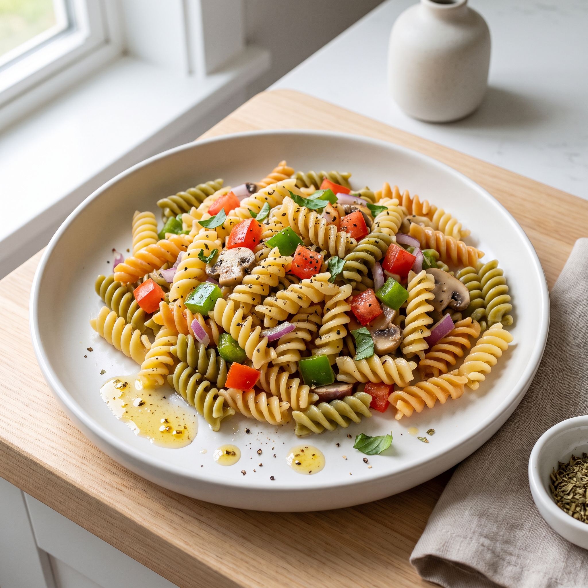 Italian Veggie Pasta Salad