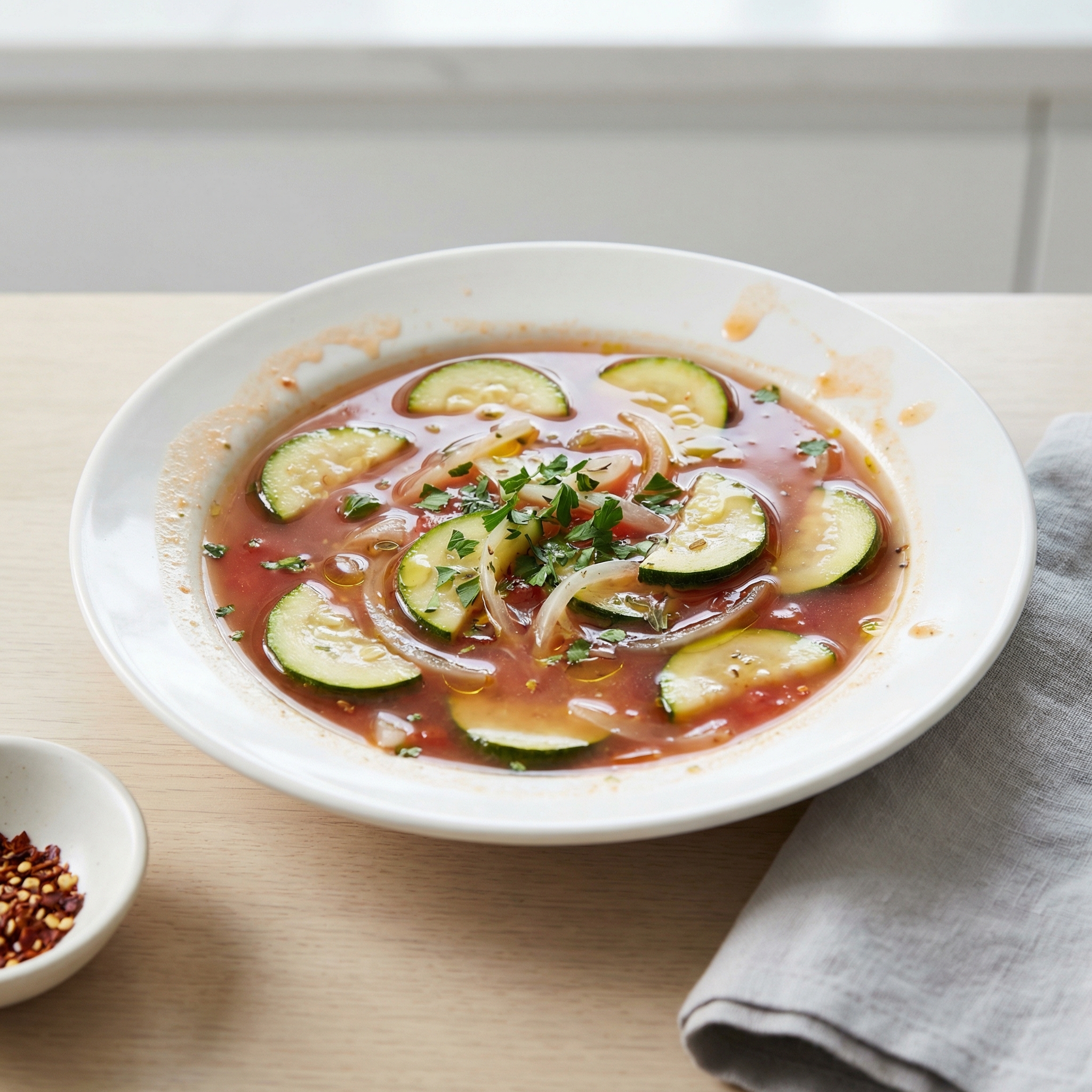 Tuscan-Style Zucchini and Tomato Soup