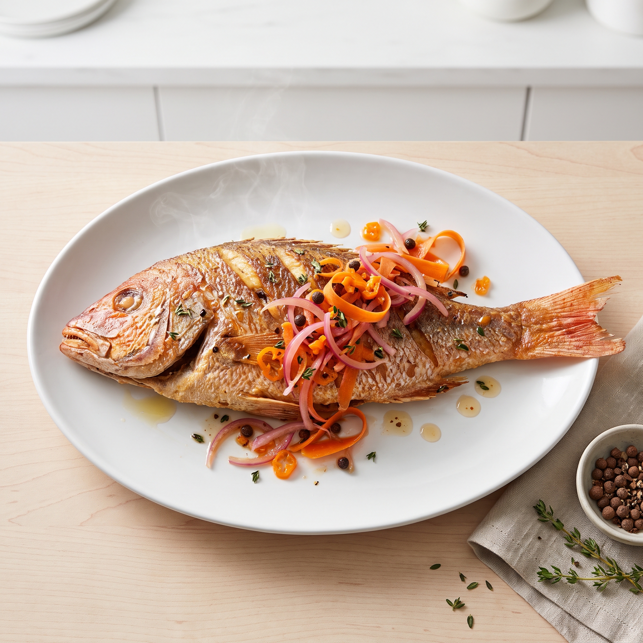 Jamaican Fried Snapper