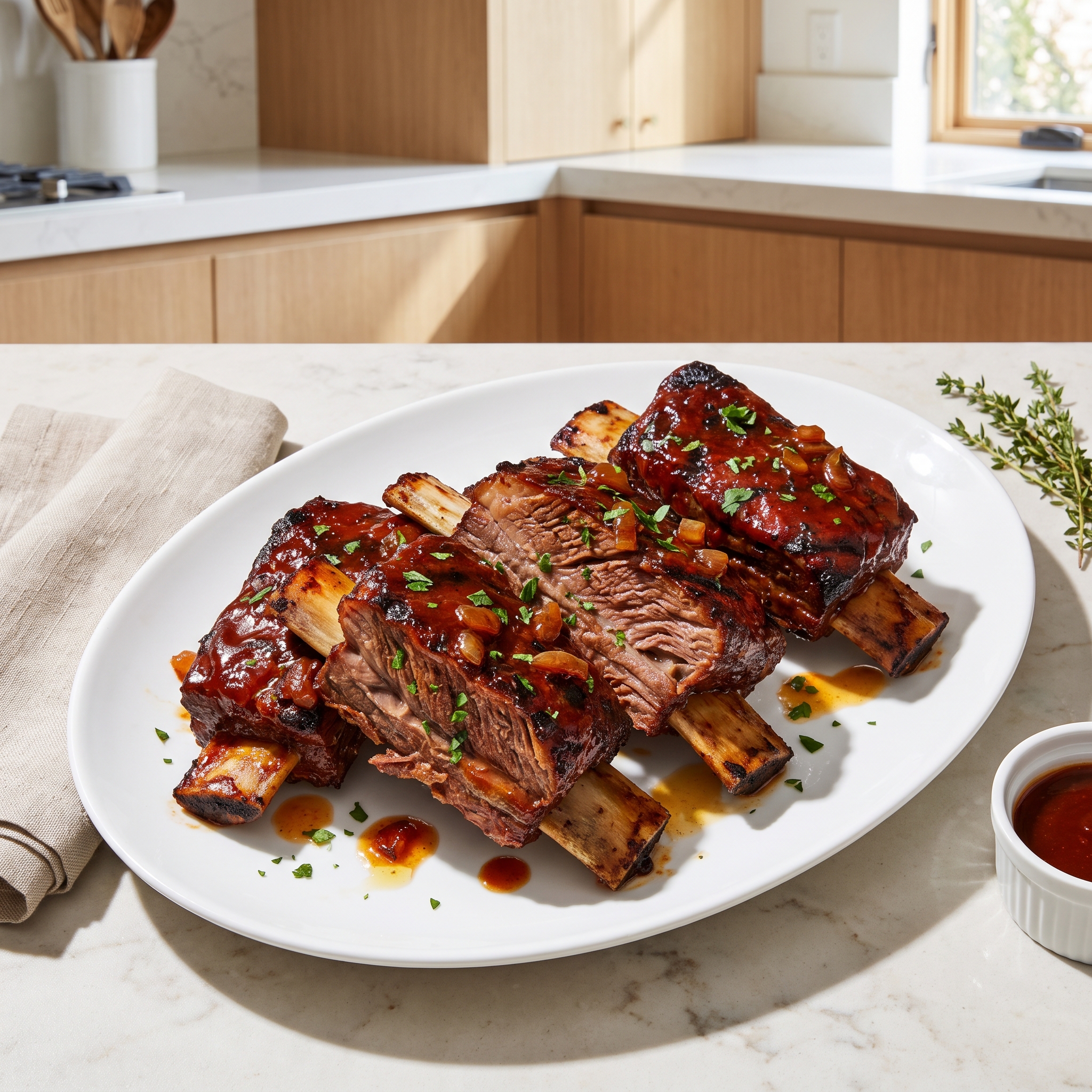 Jane's Grilled Barbecue Short Ribs
