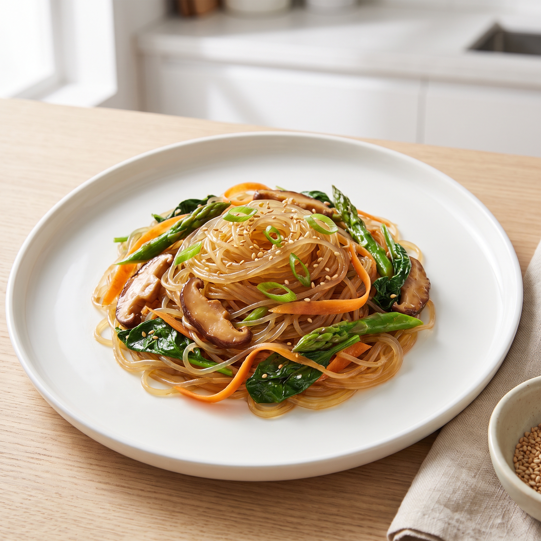Japchae Korean Glass Noodles