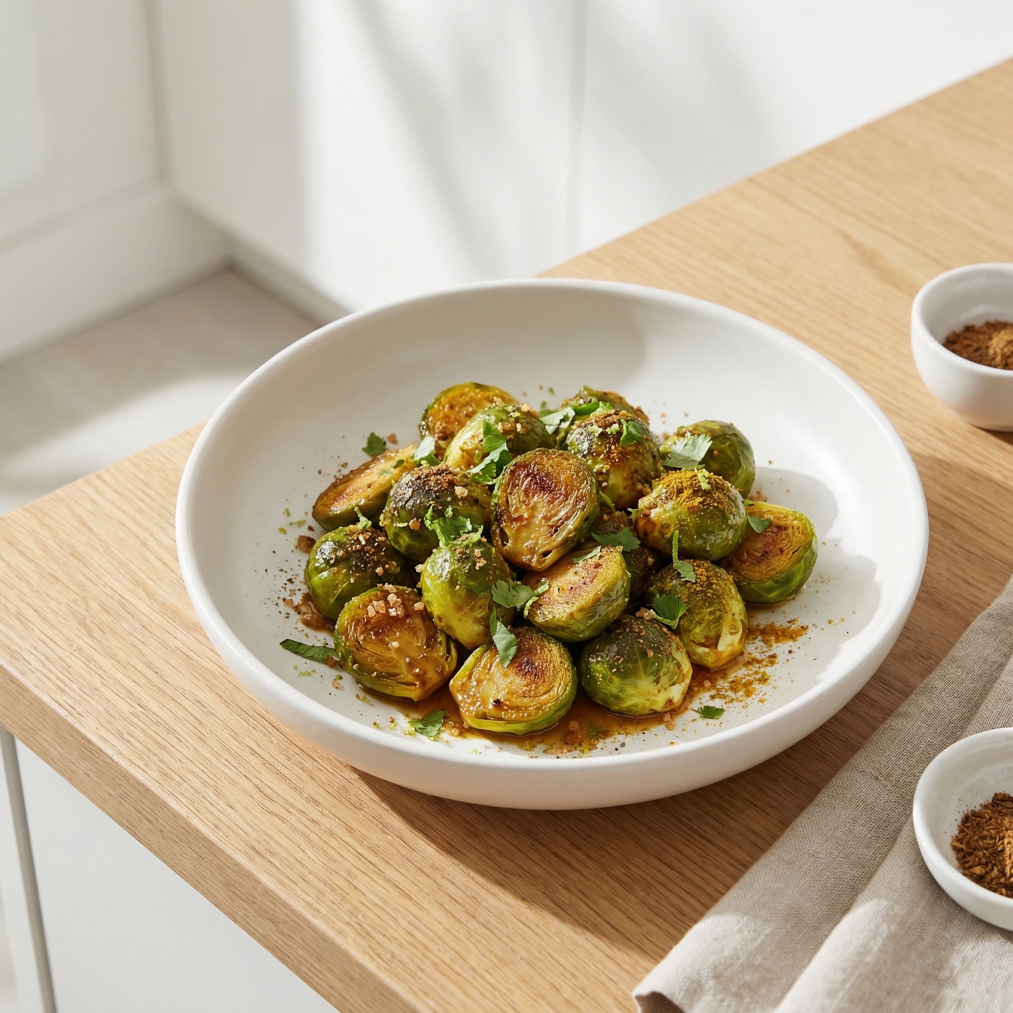 Caribbean Jerk Brussels Sprouts