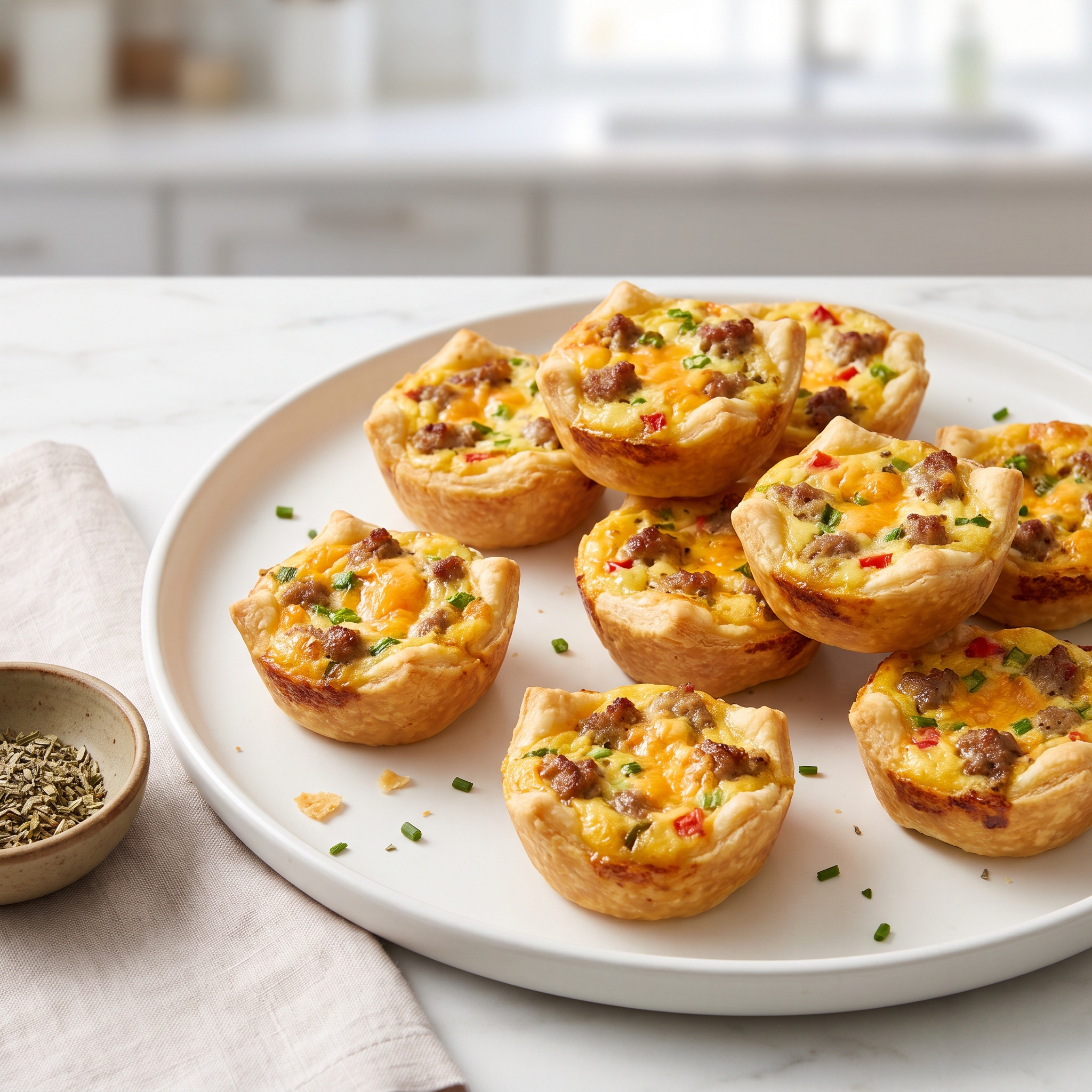 Jimmy Dean Sausage-Packed Mini Quiches