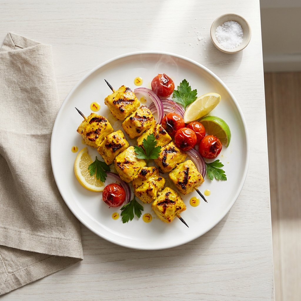 Jujeh Kabob (Persian Chicken Kabobs)