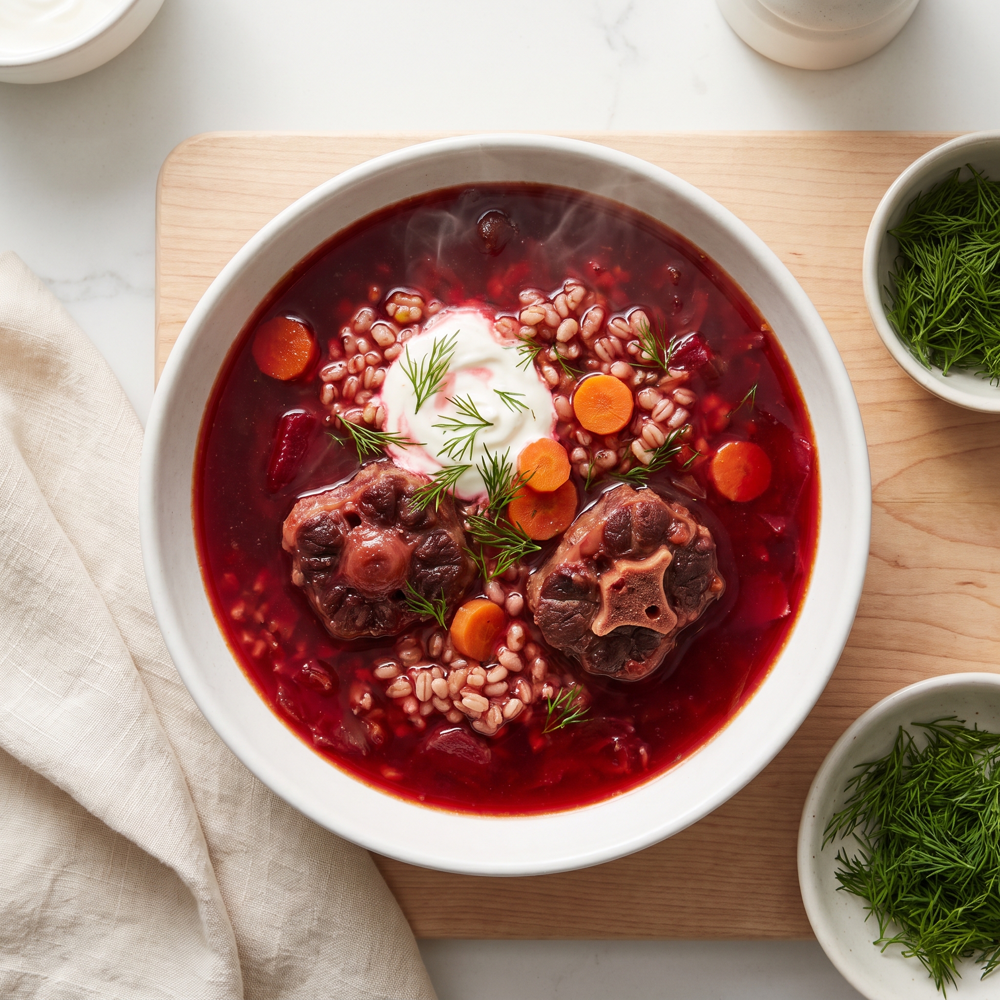 Kyera's Robust Oxtail Beef Borscht