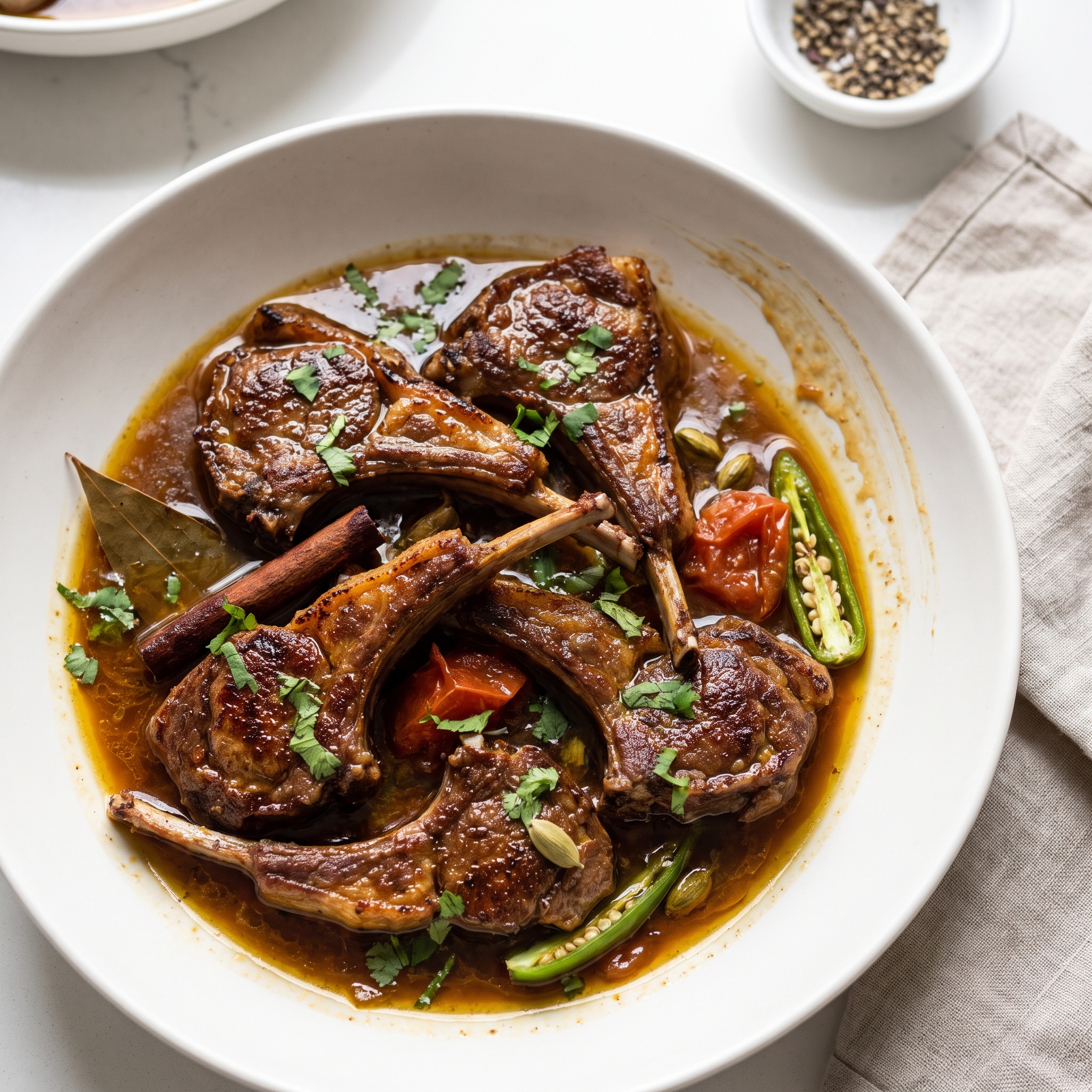 Lamb Chops Pakistani-Style
