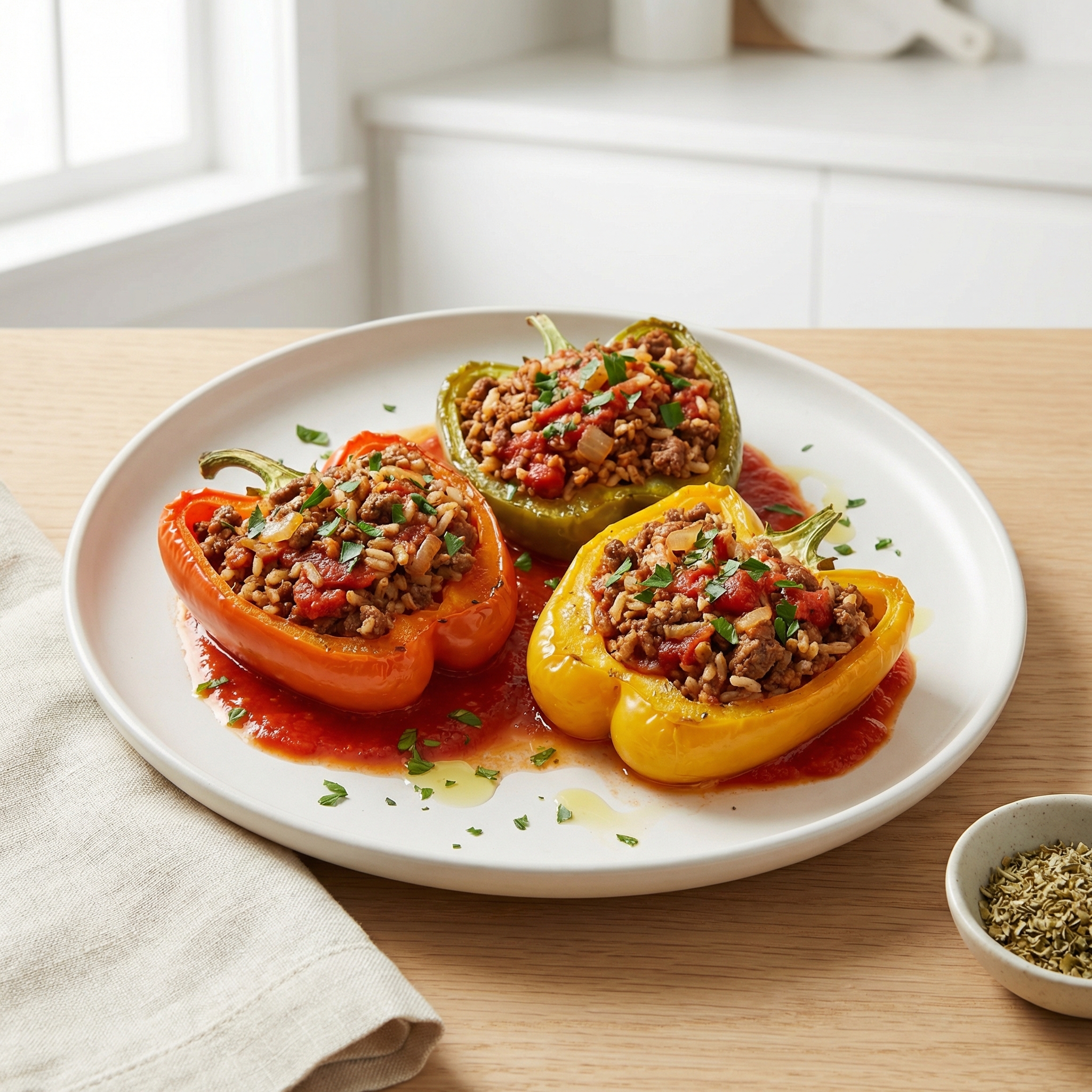 Healthier Stuffed Peppers