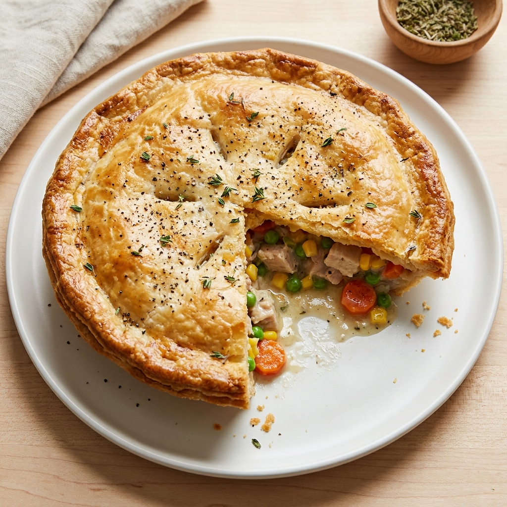 Left-Over Turkey Pot Pie