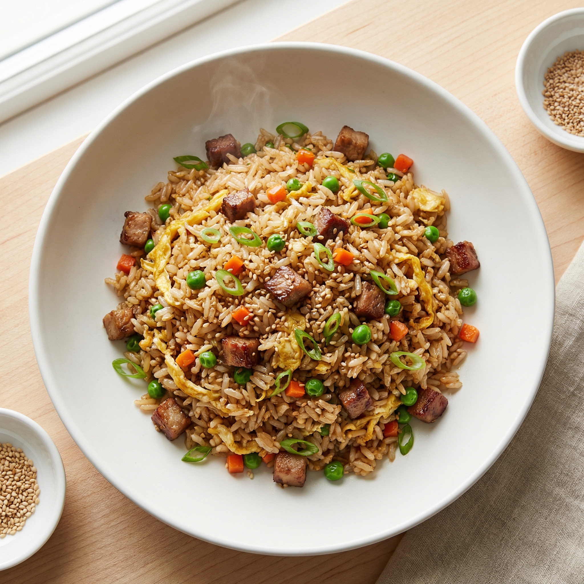 Leftover Pork Fried Rice