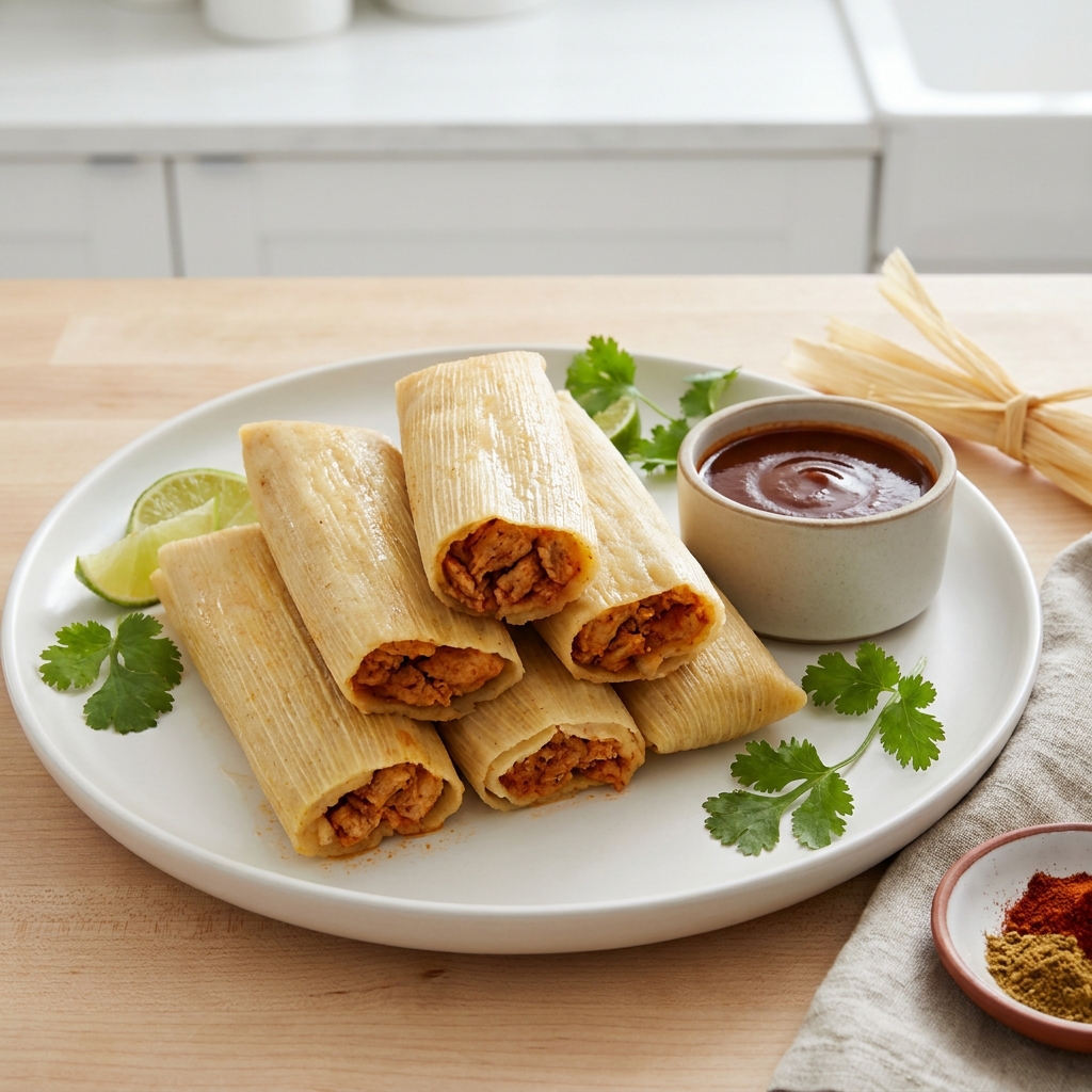 Leftover Turkey Tamales