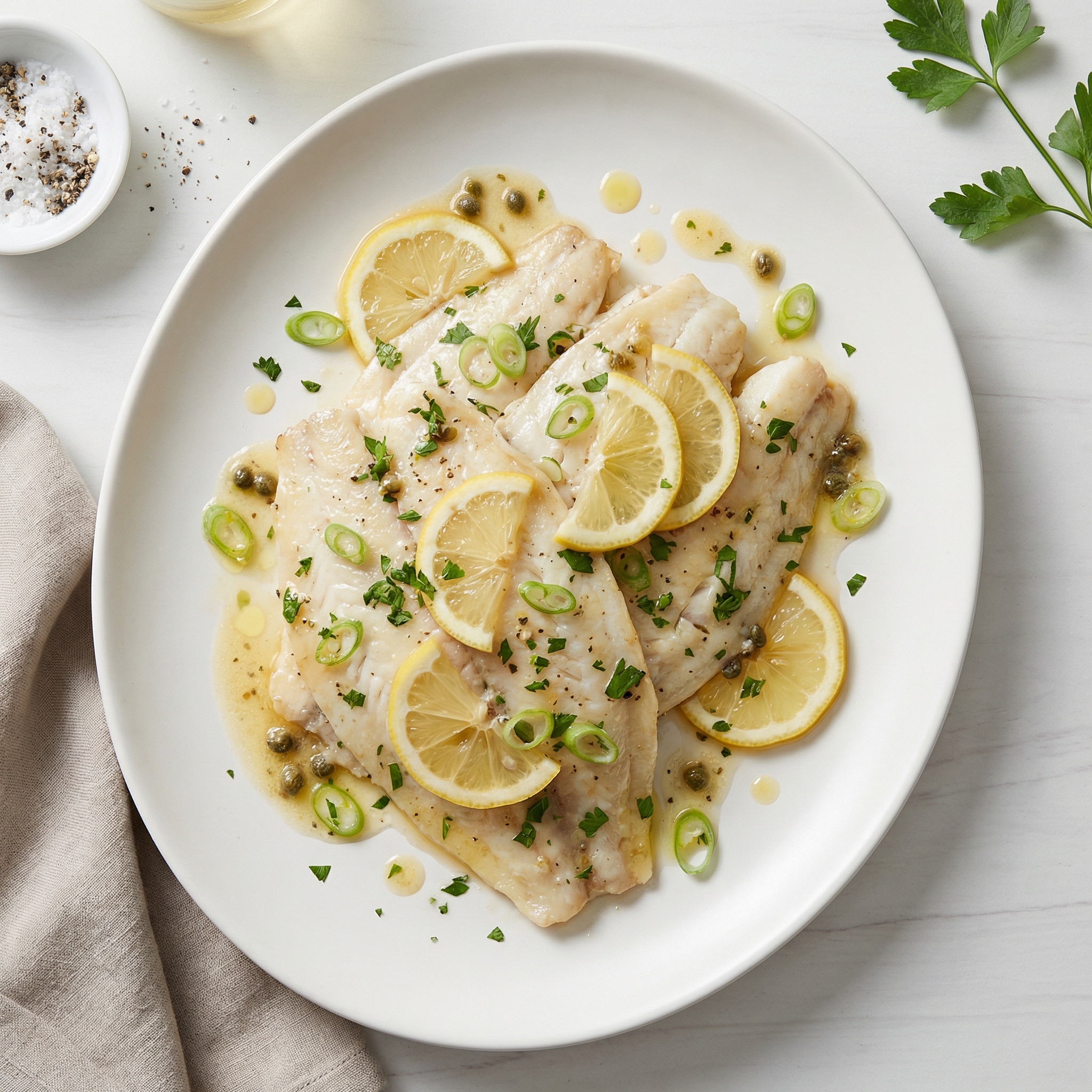 Speedy Oven-Baked Flounder Fillets