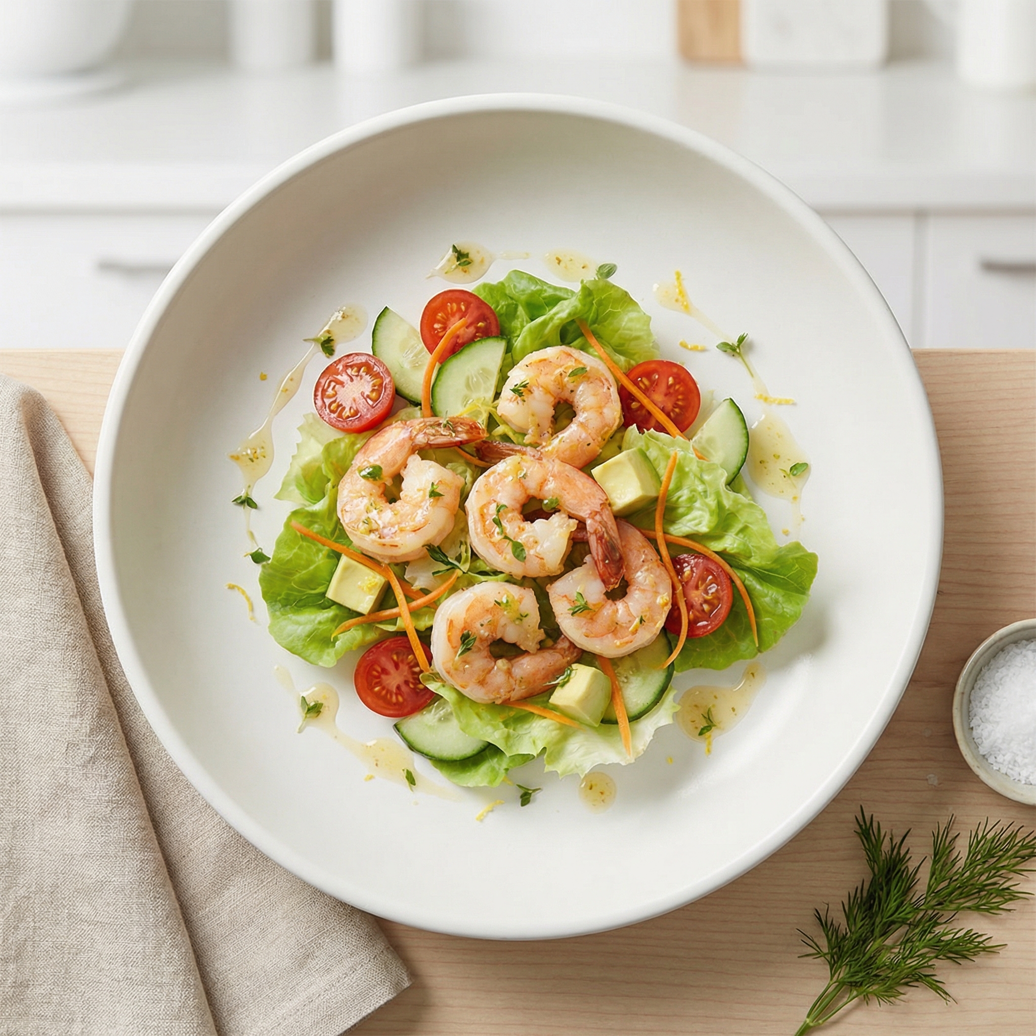 Warm Shrimp Salad