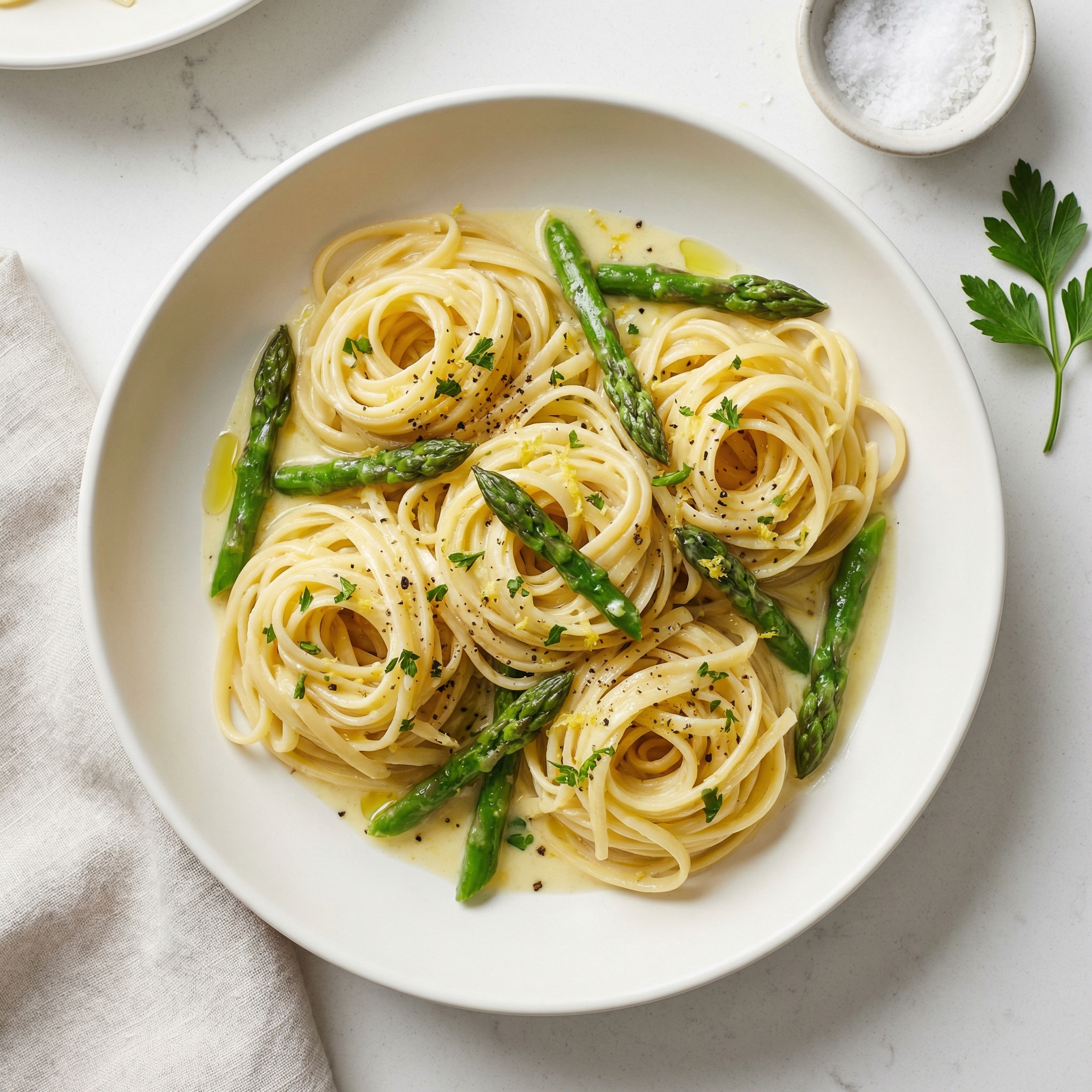 Creamy Asparagus Pasta