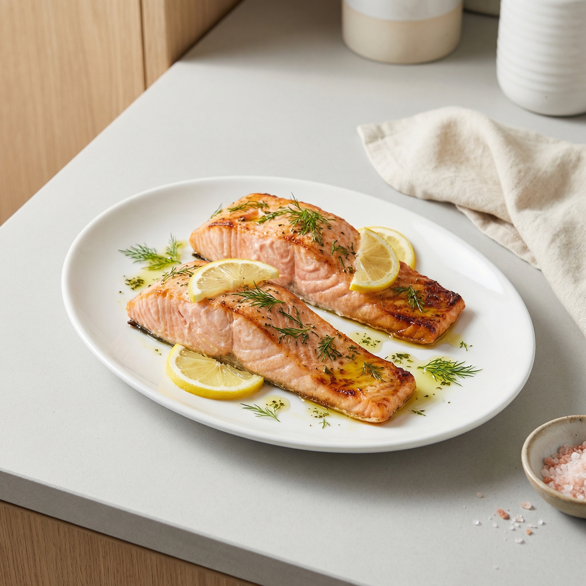 Simple Oven-Baked Salmon
