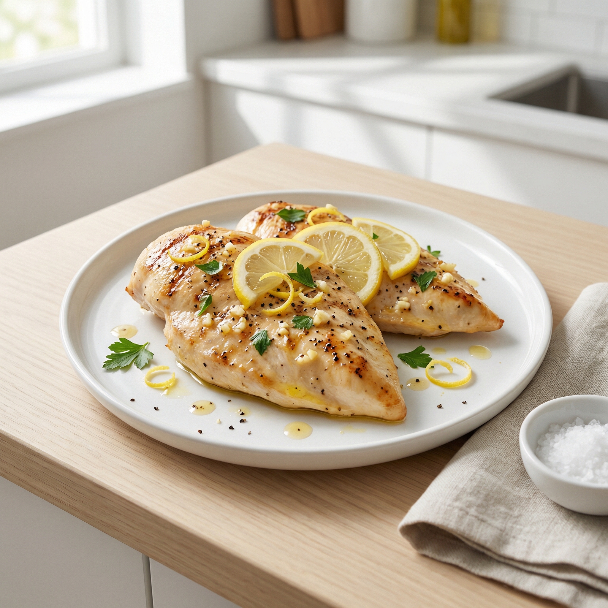 Citrus-Garlic Grilled Chicken Strips