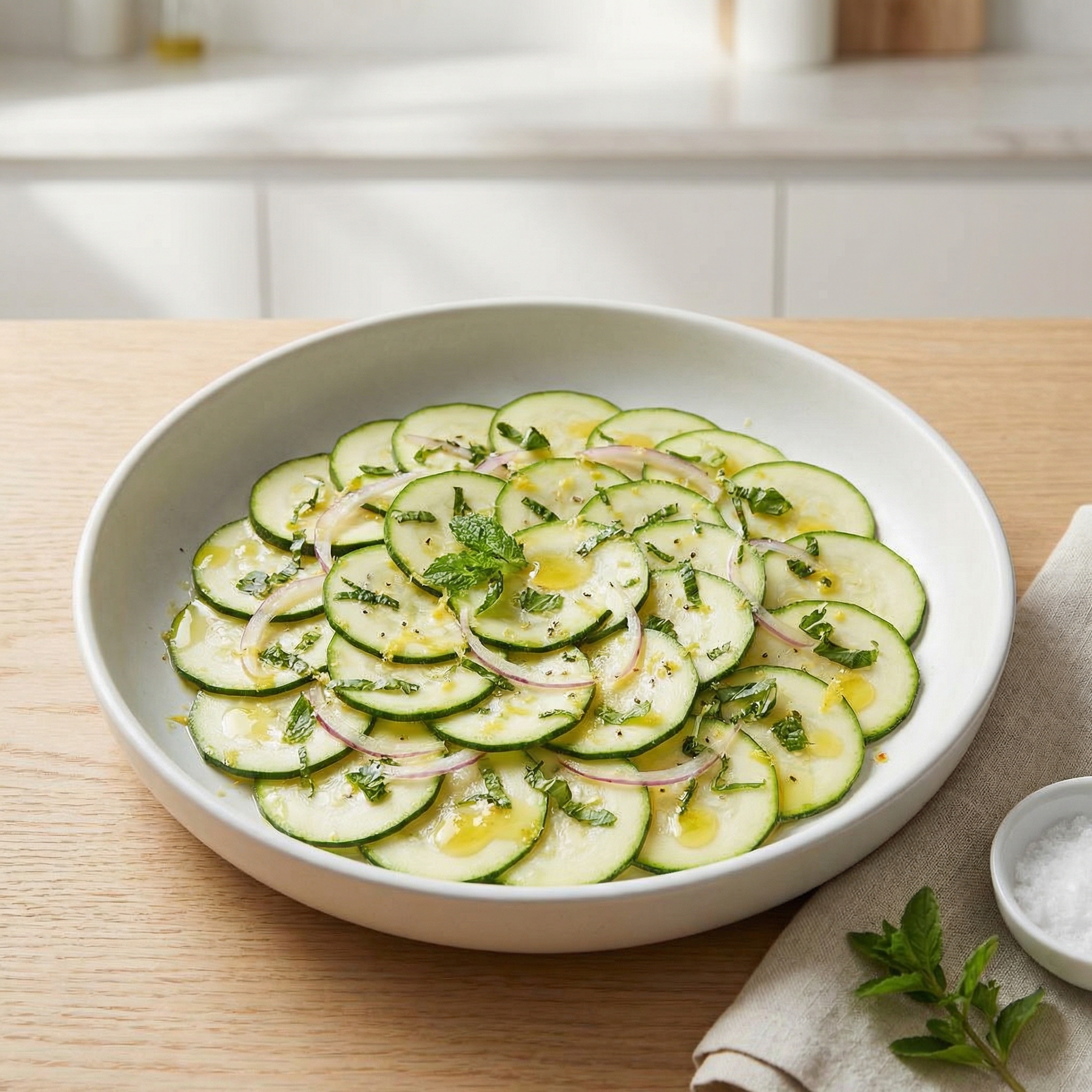 Herbed Zucchini Salad with Red Onion