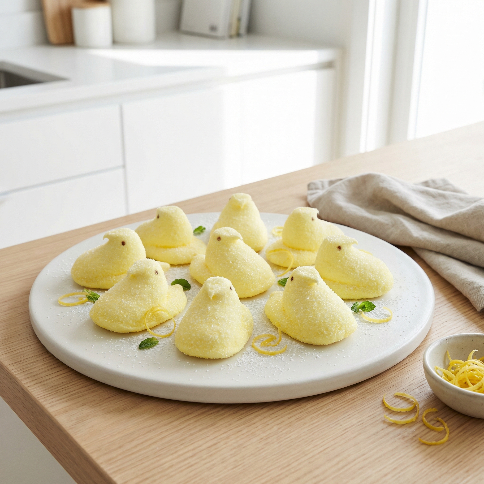 Citrus Marshmallow Peeps for Adults