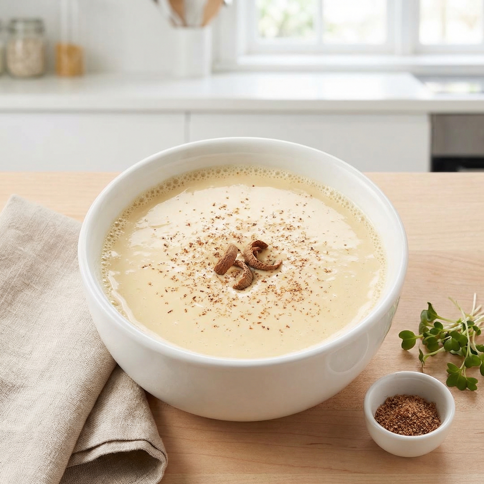 Lightened-Up Holiday Eggnog